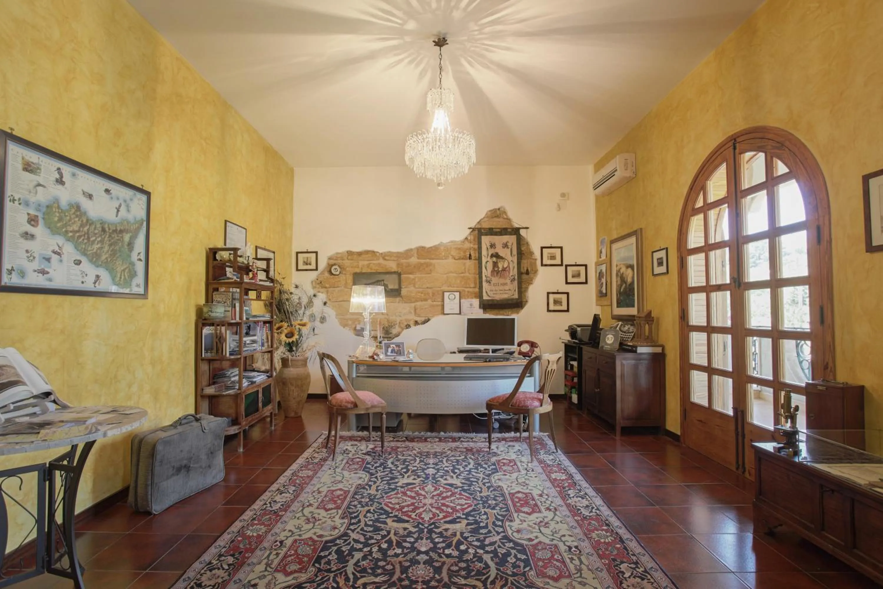 Lobby or reception in Villa Diana