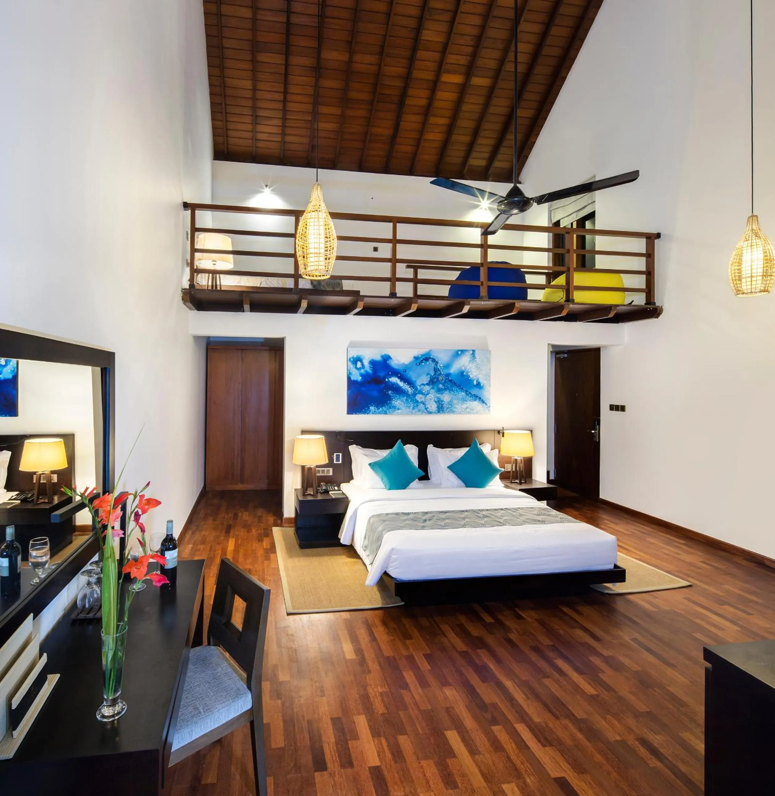 Living room, Bed in Ayana Sea