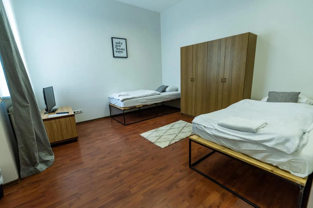 Bed in Klaipeda INN Private Parking and Kitchen