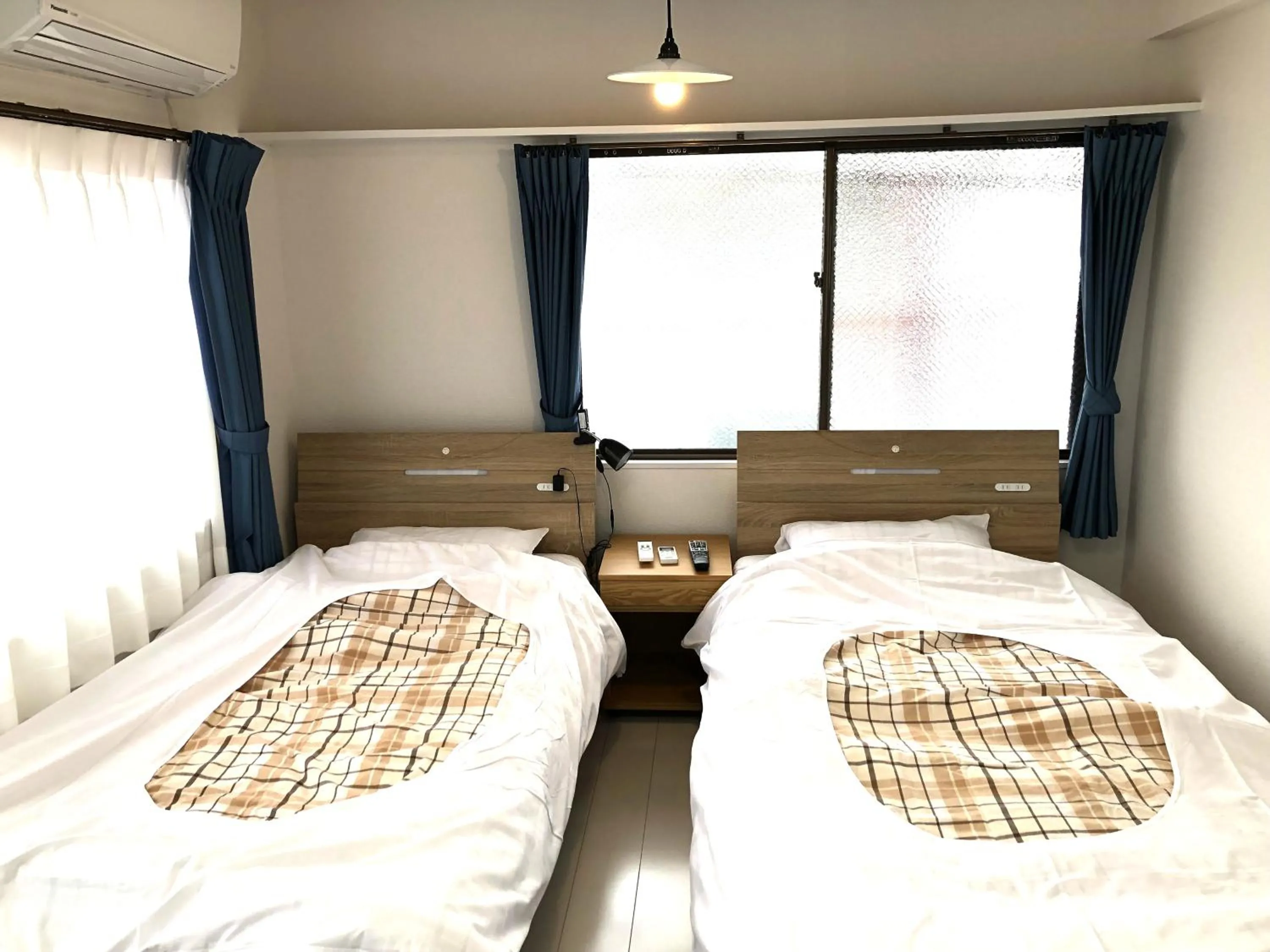 Bedroom, Bed in Calm house Beppumotomachi