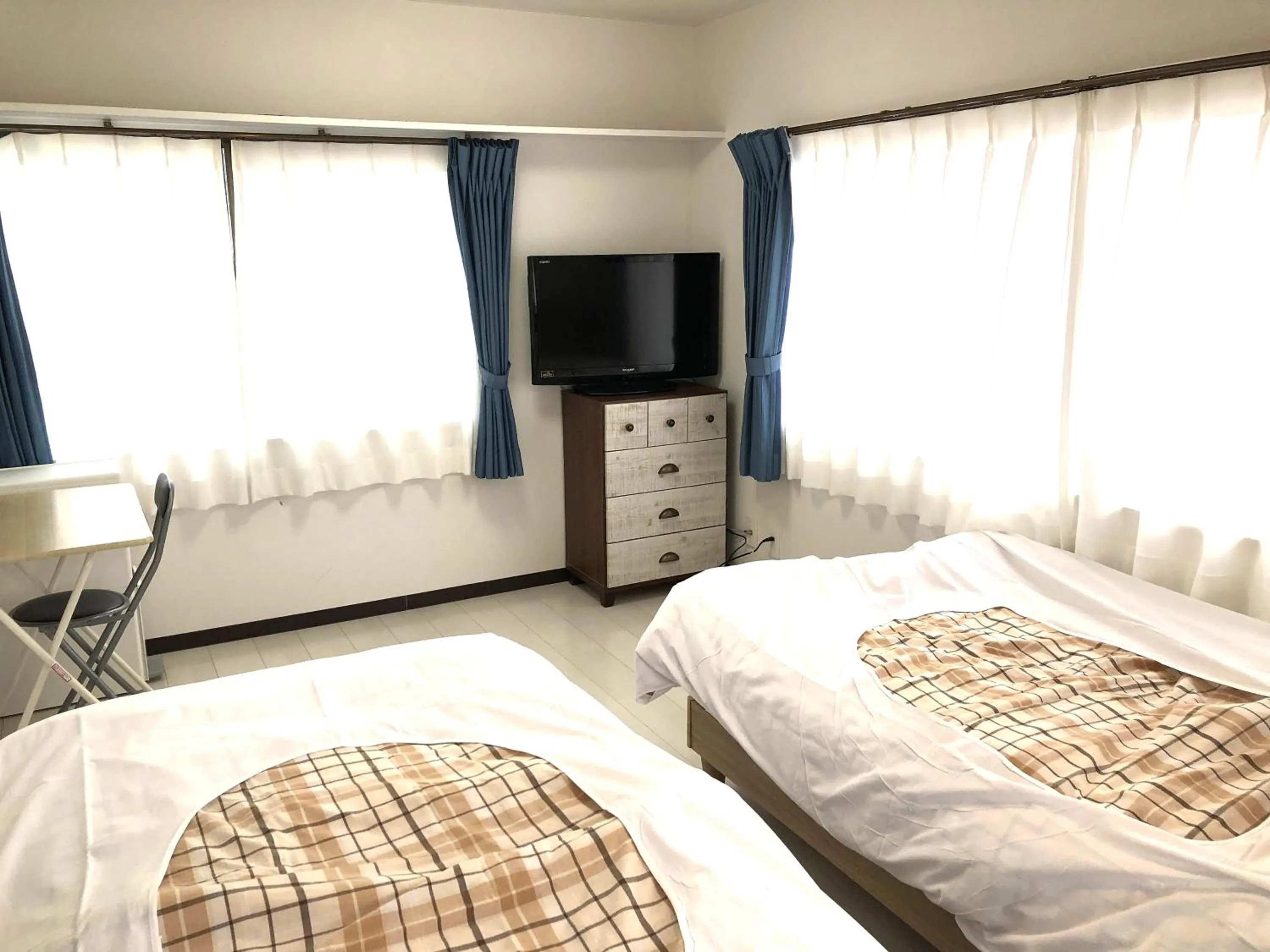 Bedroom, Bed in Calm house Beppumotomachi