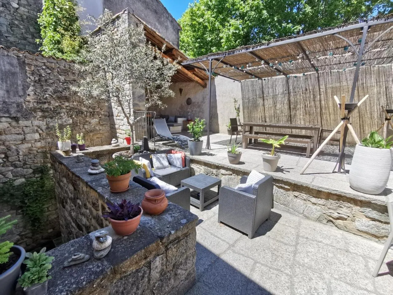 Patio in Le Mas des Loges - Les Vans / Chambonas