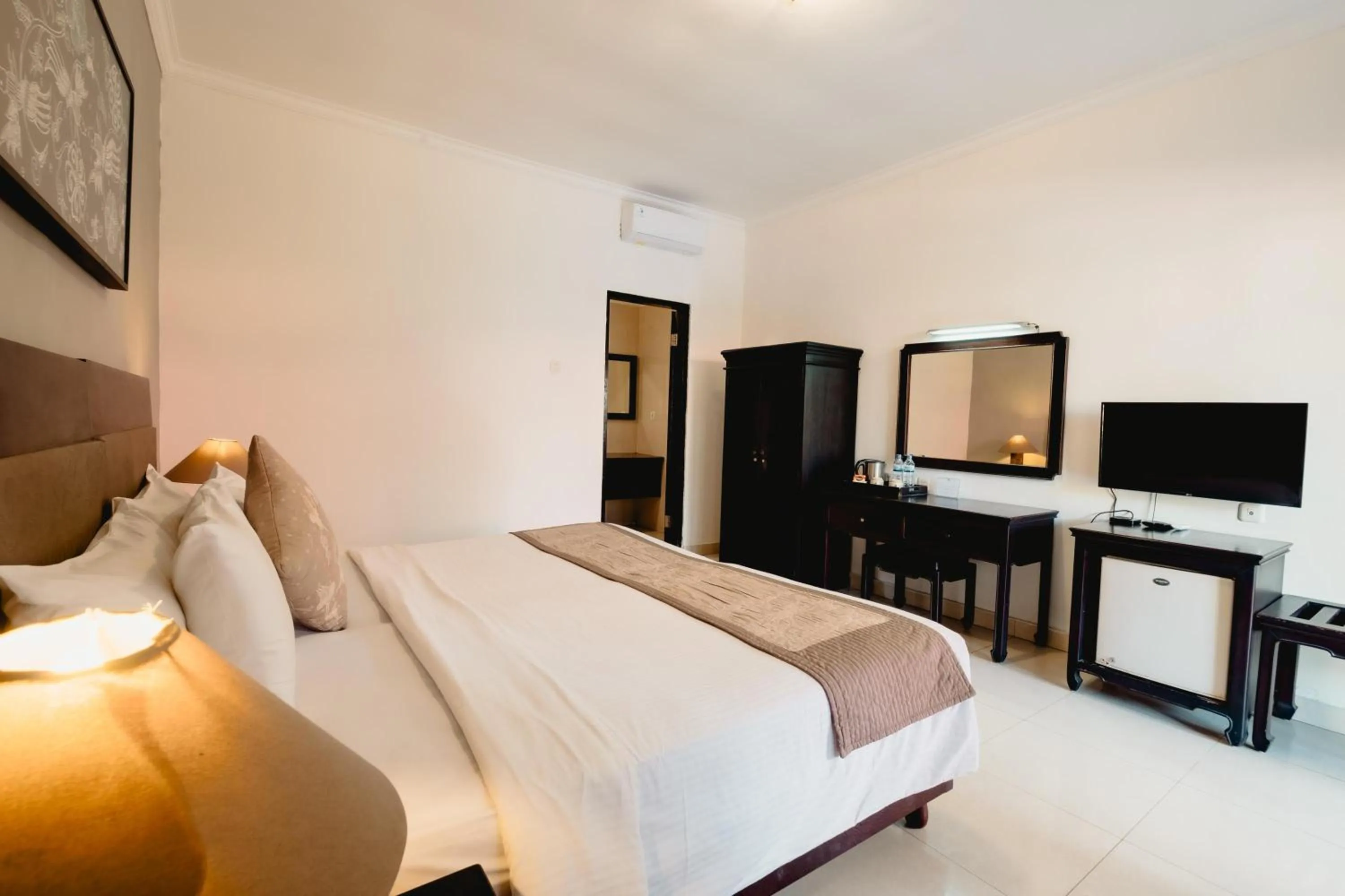 Bed in Sarinande Hotel