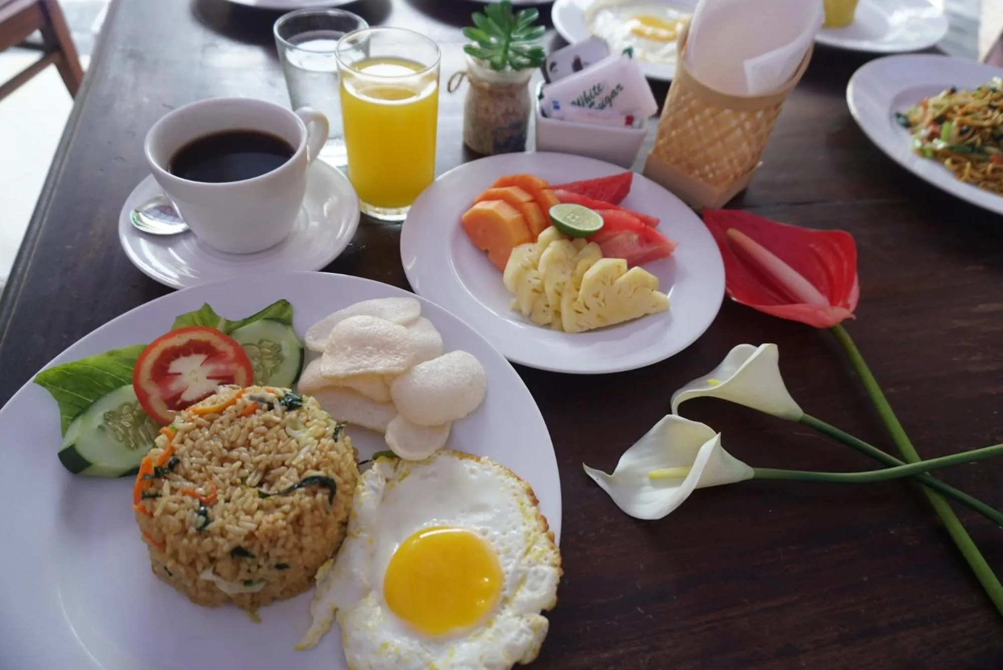 Breakfast in Sarinande Hotel