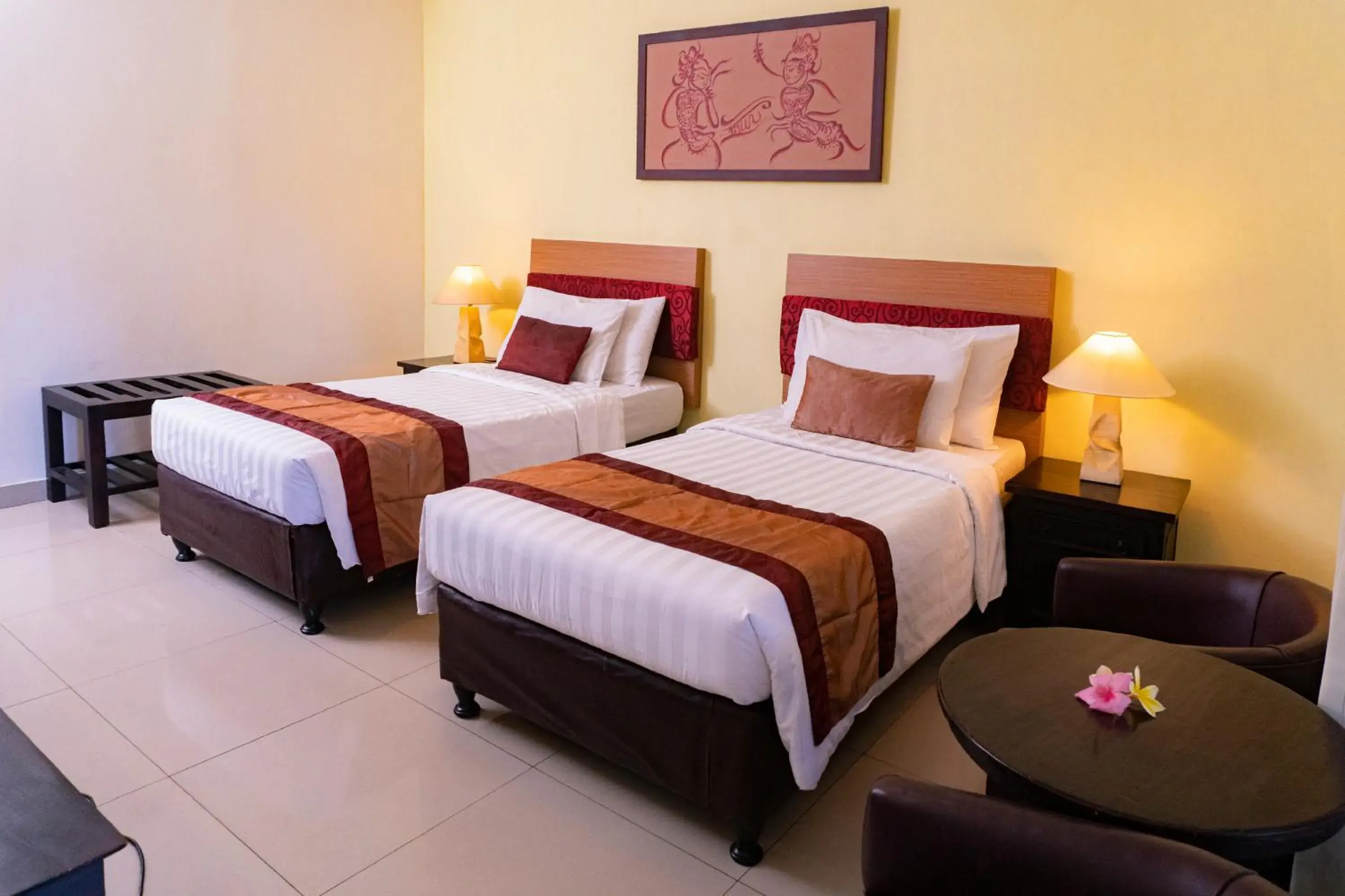 Bedroom, Bed in Sarinande Hotel Bedroom, Bed in Sarinande Hotel