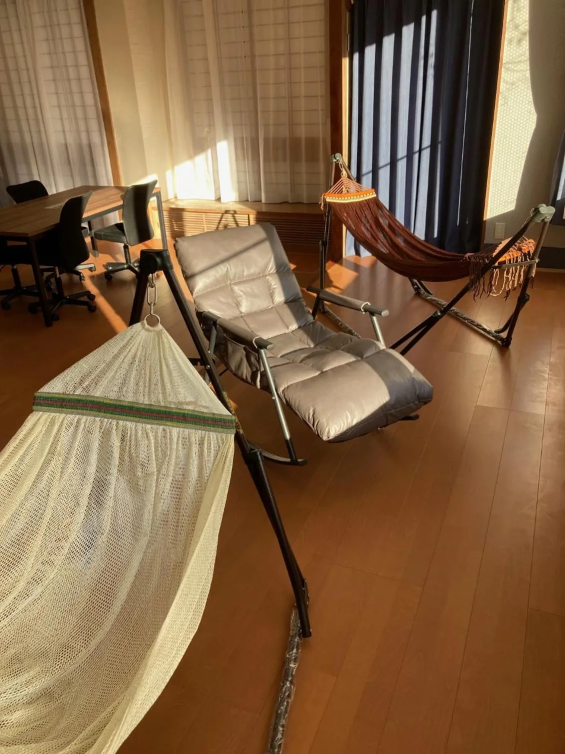 Seating area in Ryokan Fujitomita