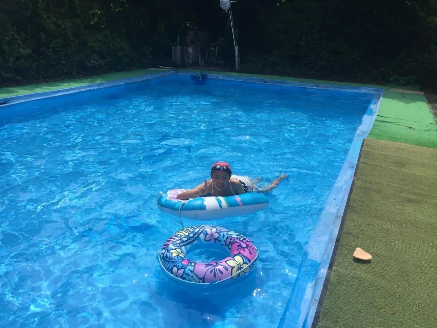 Swimming pool in Ryokan Fujitomita