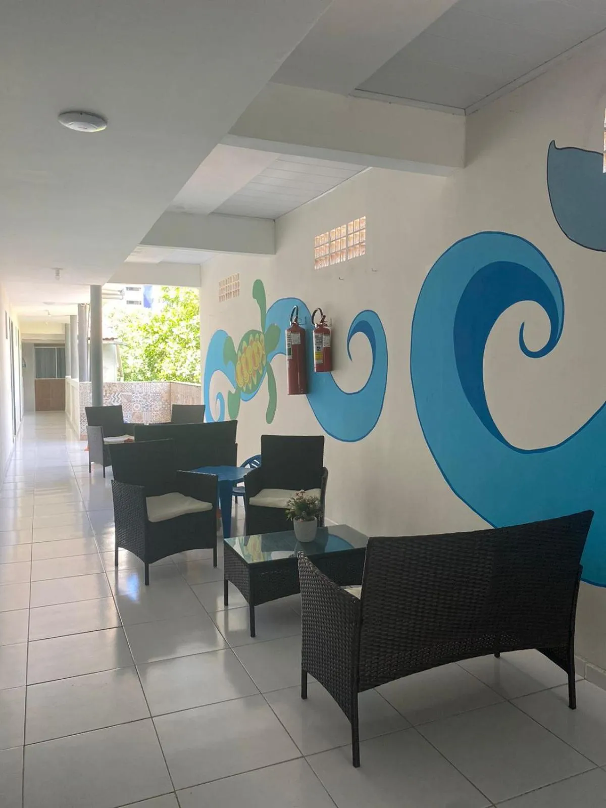 Balcony/Terrace in Pousada Tambaú