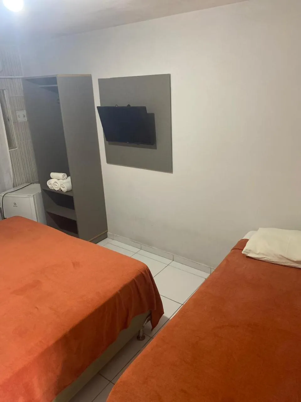 Bed in Pousada Tambaú