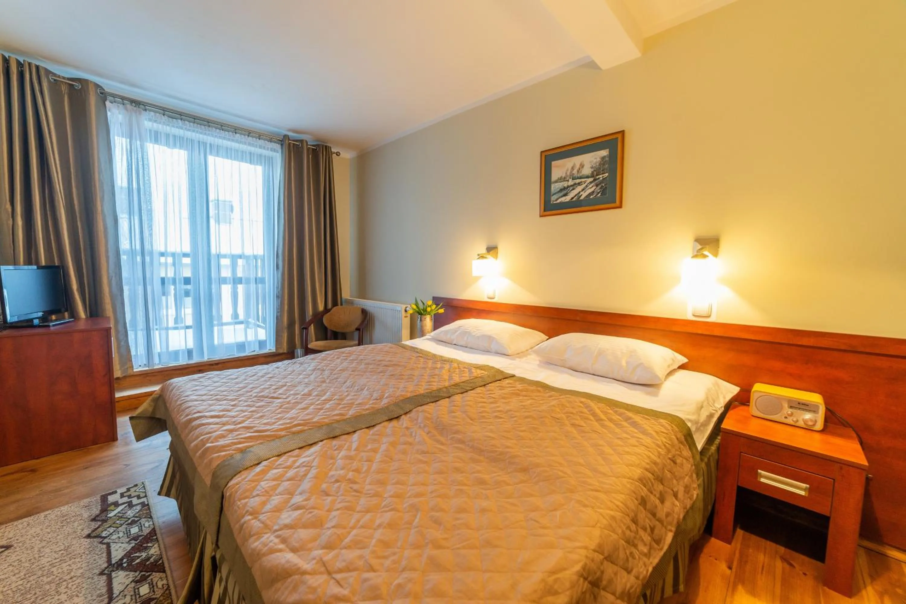 Bed in Pensjonat Mikołajki