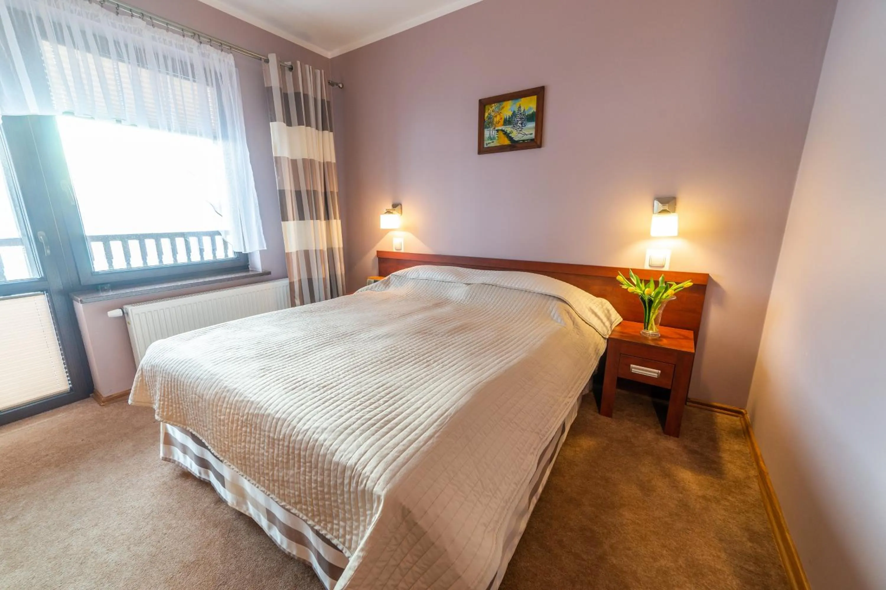 Bed in Pensjonat Mikołajki