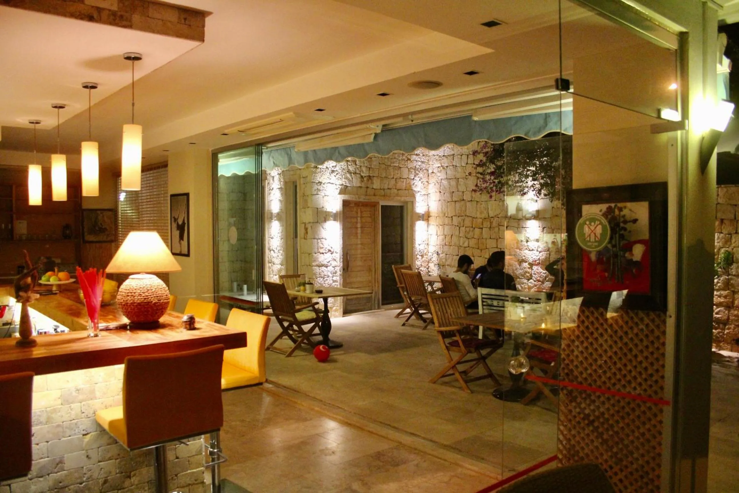 Lounge or bar in Saylam Suites