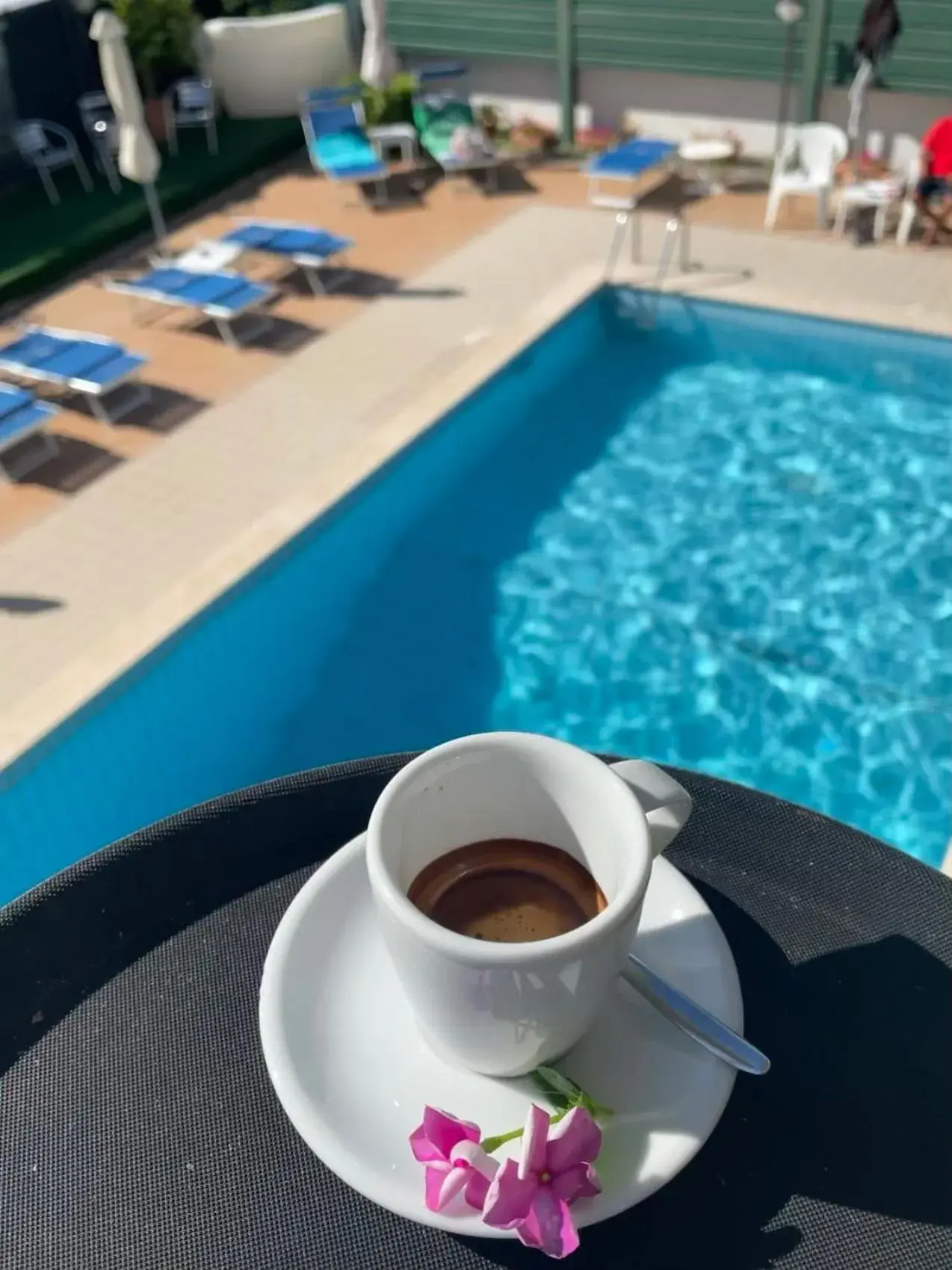 Inner courtyard view in Hotel Apogeo - Breakfast Experience Inner courtyard view in Hotel Apogeo - Breakfast Experience