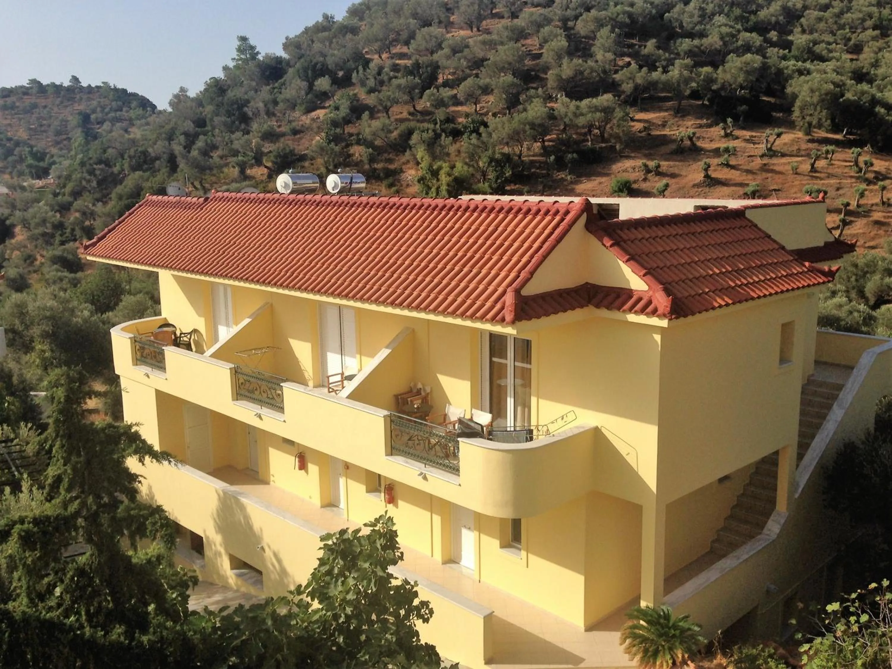 Facade/entrance in Limnionas Bay Village Hotel