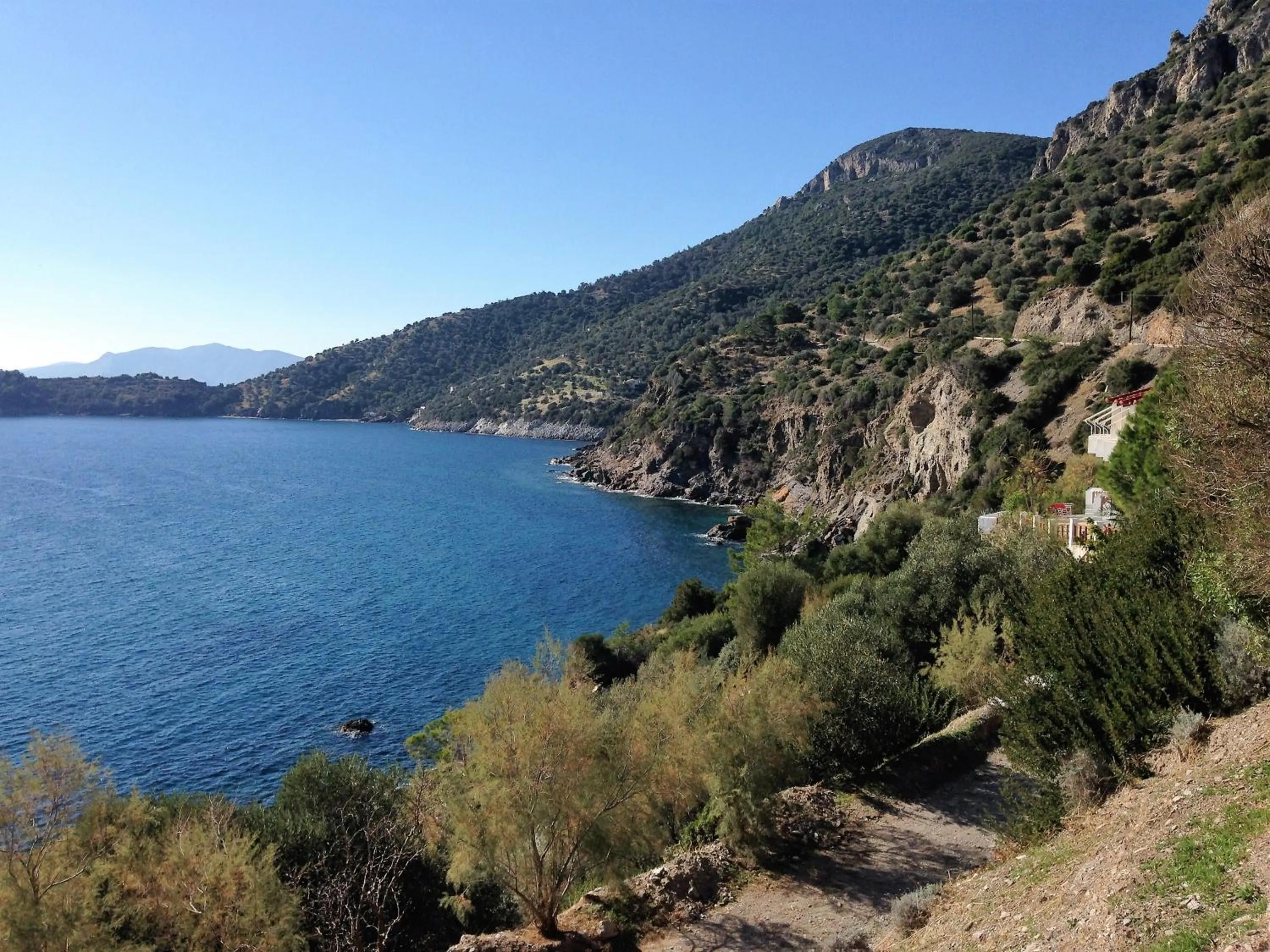 Sea view in Limnionas Bay Village Hotel