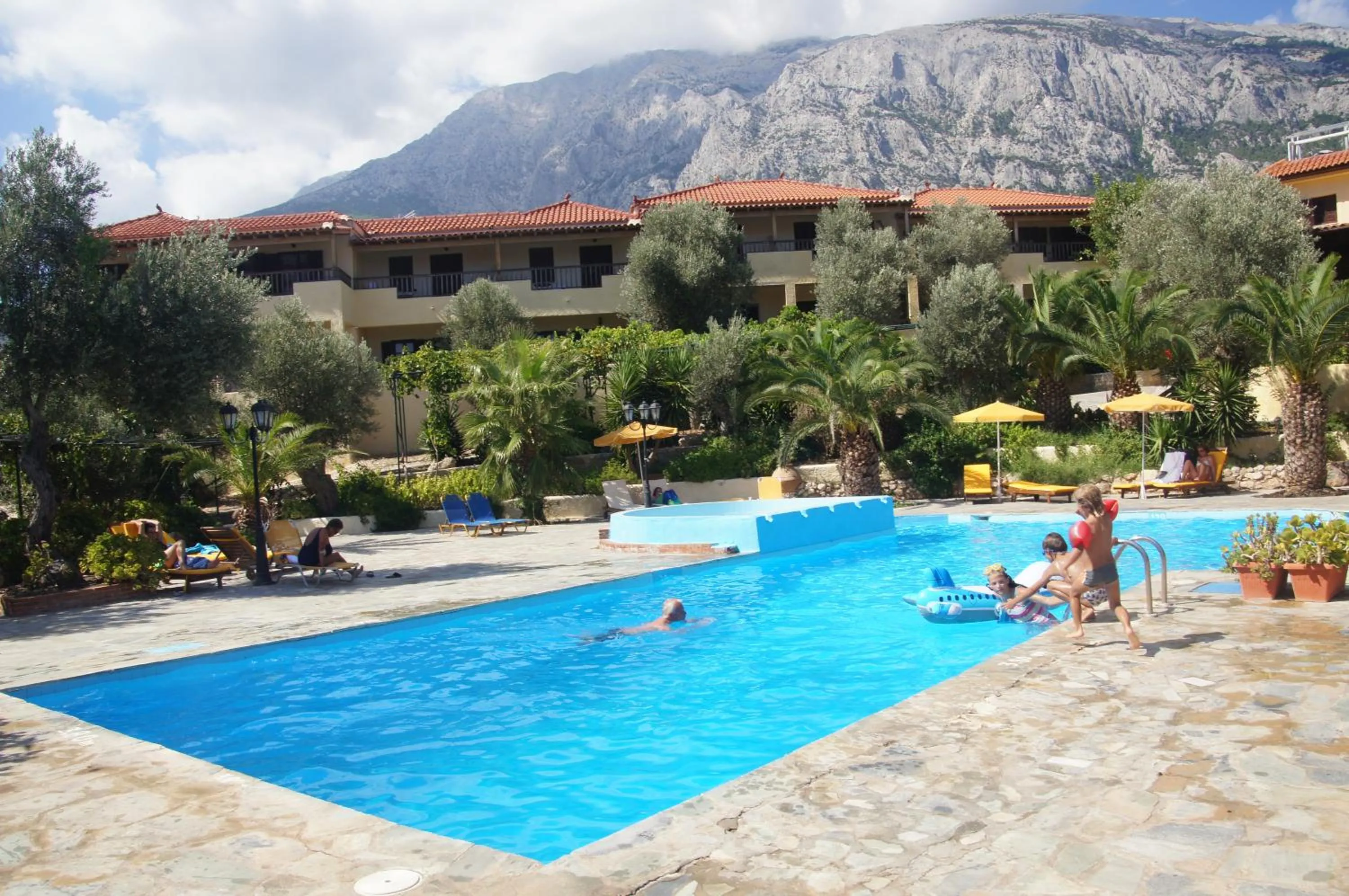 Swimming pool in Limnionas Bay Village Hotel