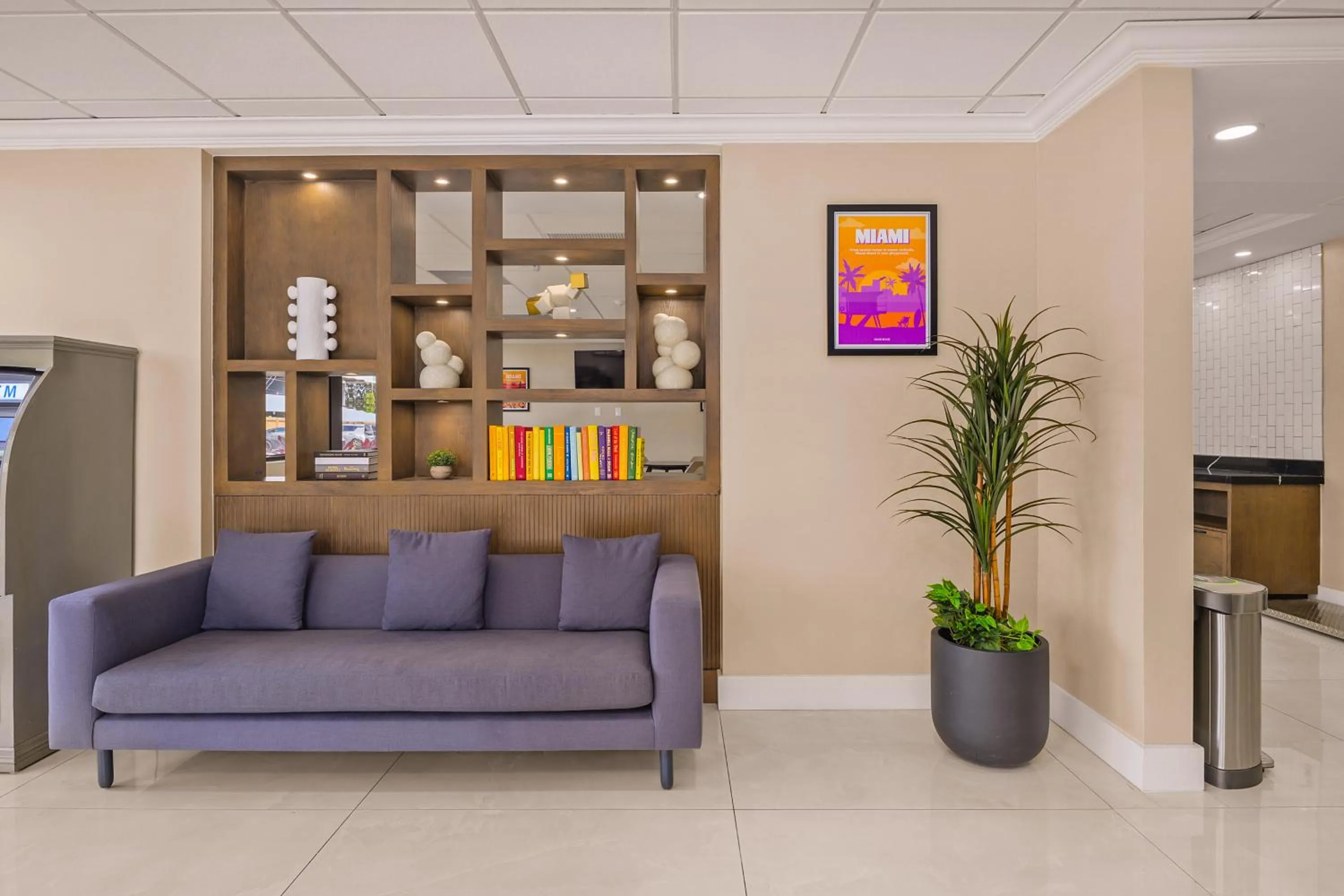 Lobby or reception in B&B Hotel Miami Airport