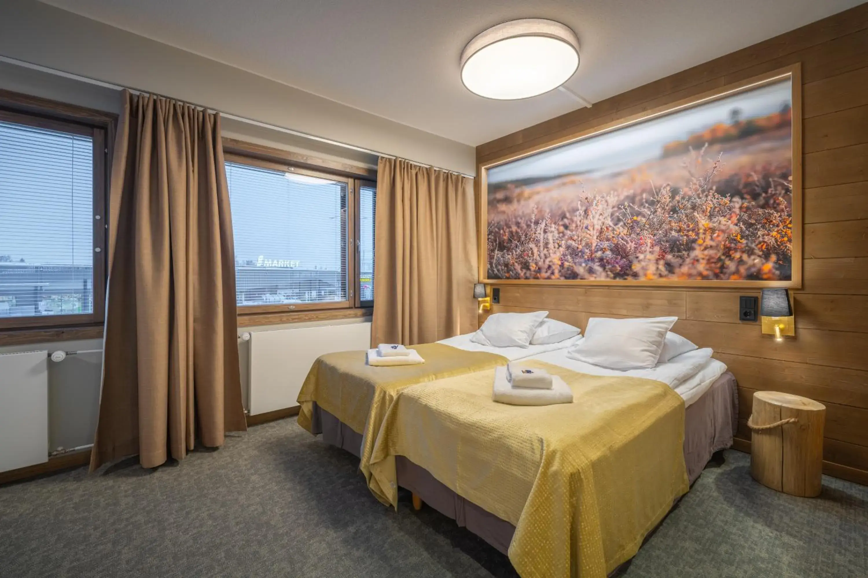 Bed in Kultahippu Hotel & Apartments Bed in Kultahippu Hotel & Apartments