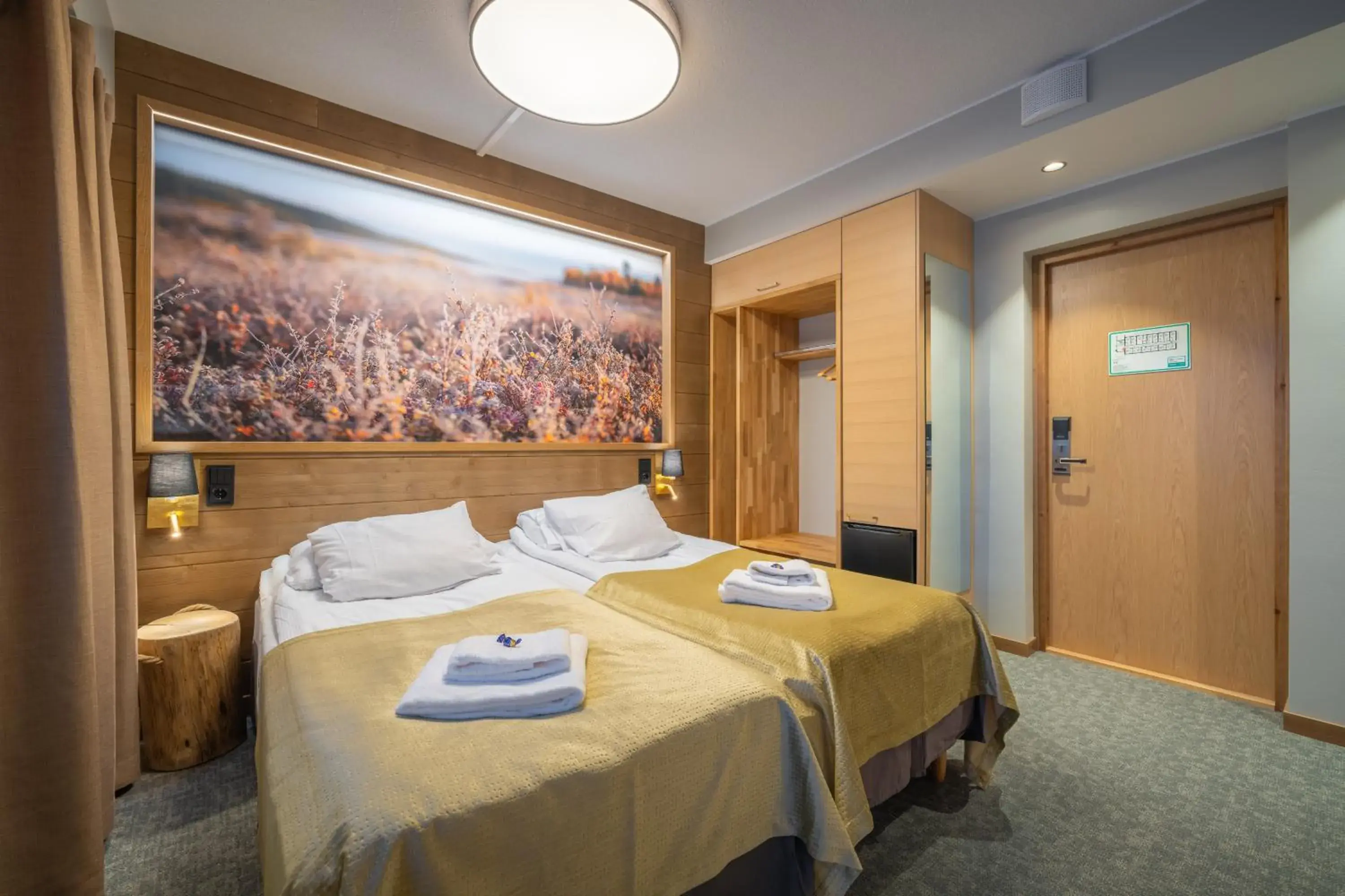 Bed in Kultahippu Hotel & Apartments Bed in Kultahippu Hotel & Apartments