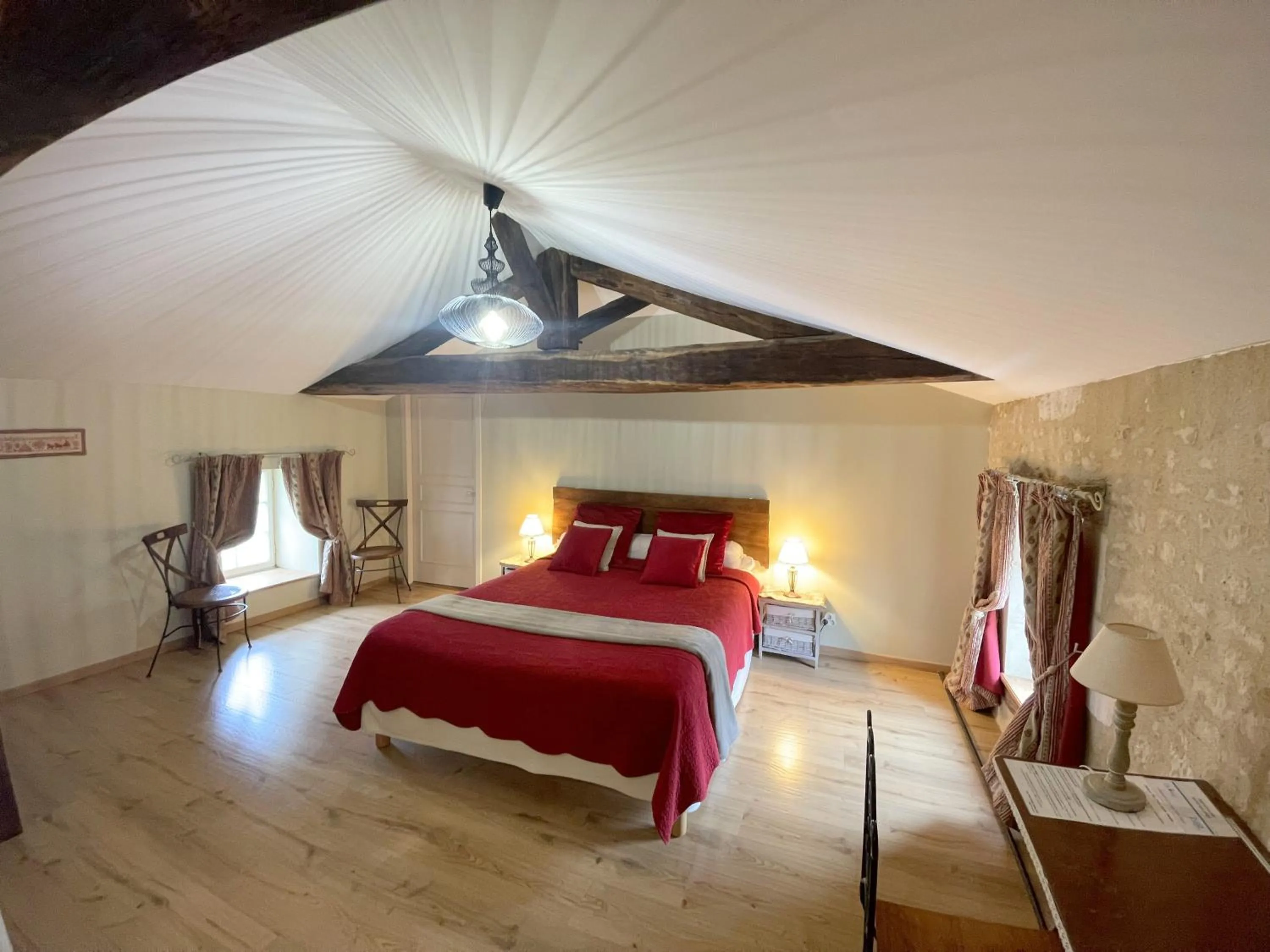 Bed in Chambres d'Hôtes Le Tilleul