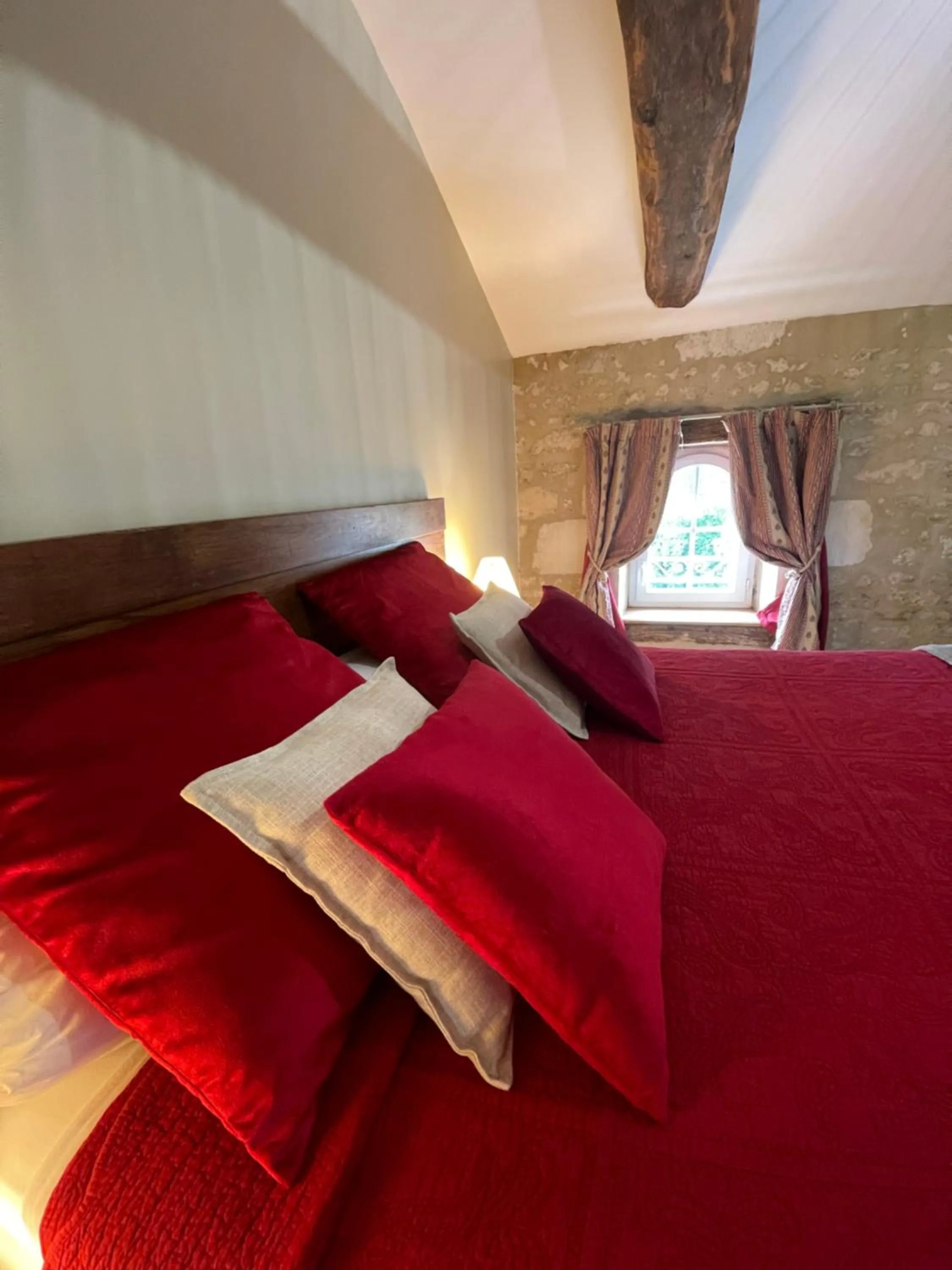 Bed in Chambres d'Hôtes Le Tilleul