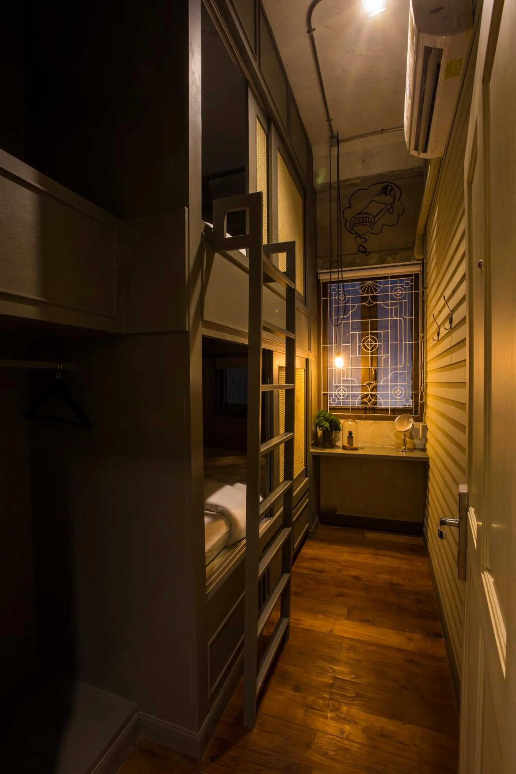 bunk bed in Azure Hostel Bangkok