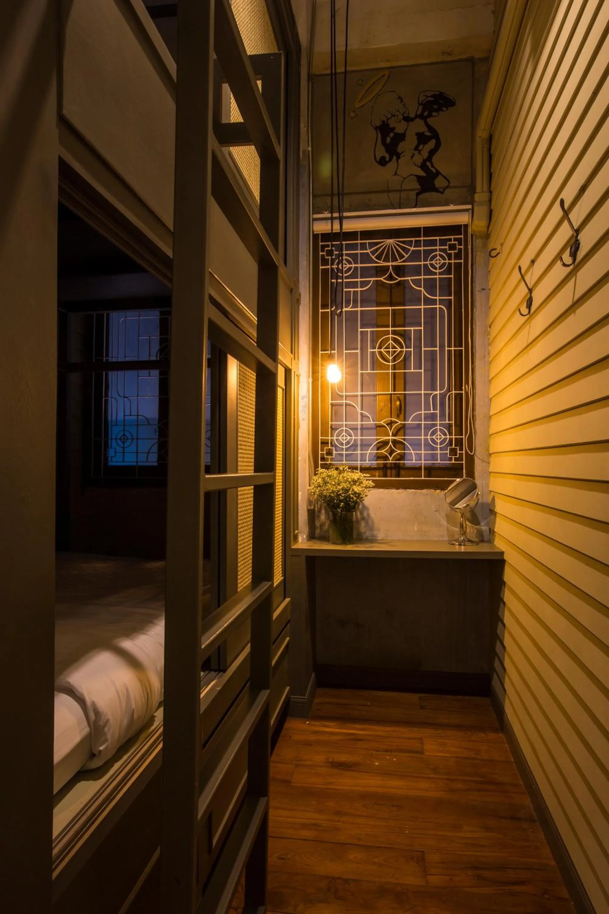 bunk bed in Azure Hostel Bangkok