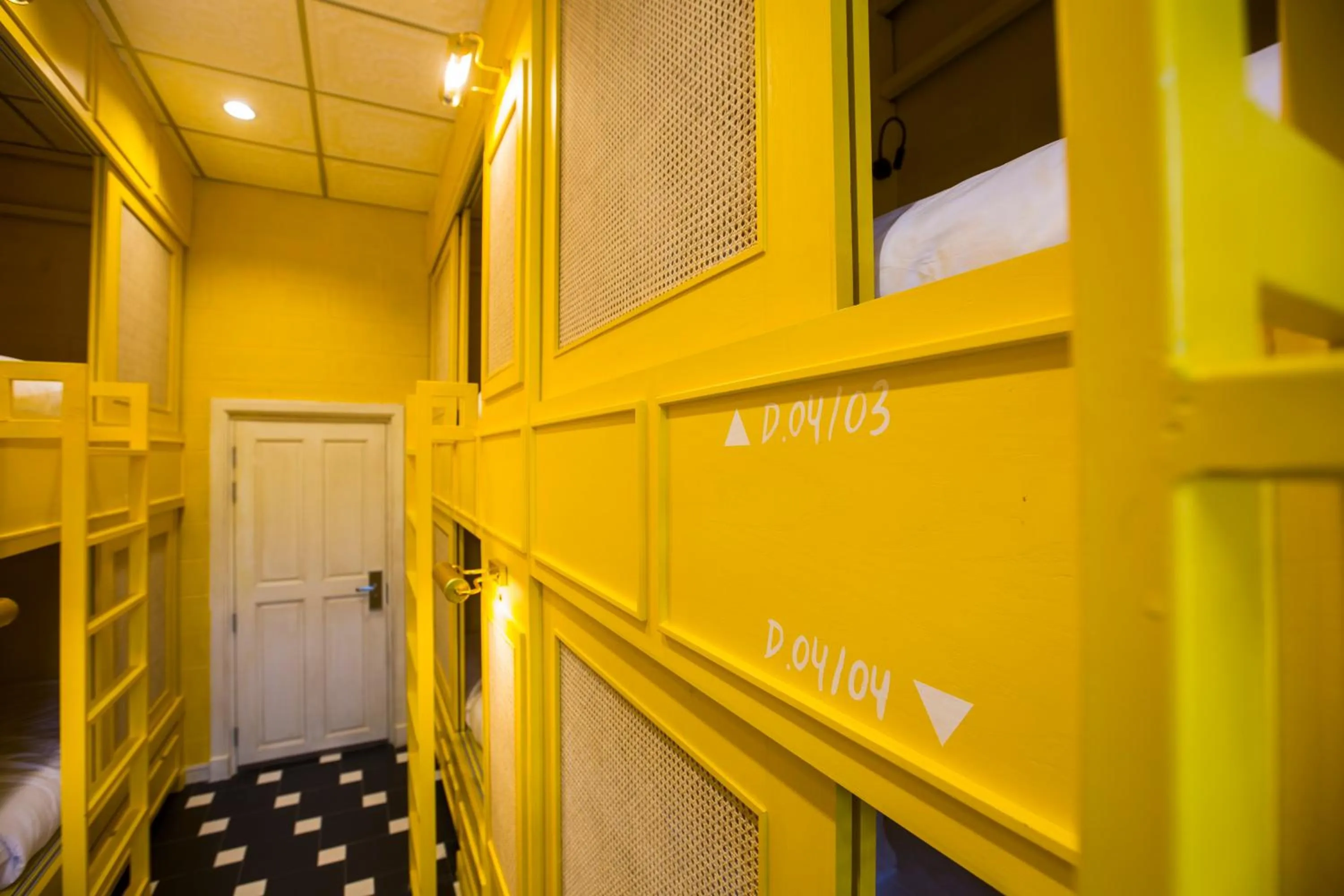 Decorative detail in Azure Hostel Bangkok