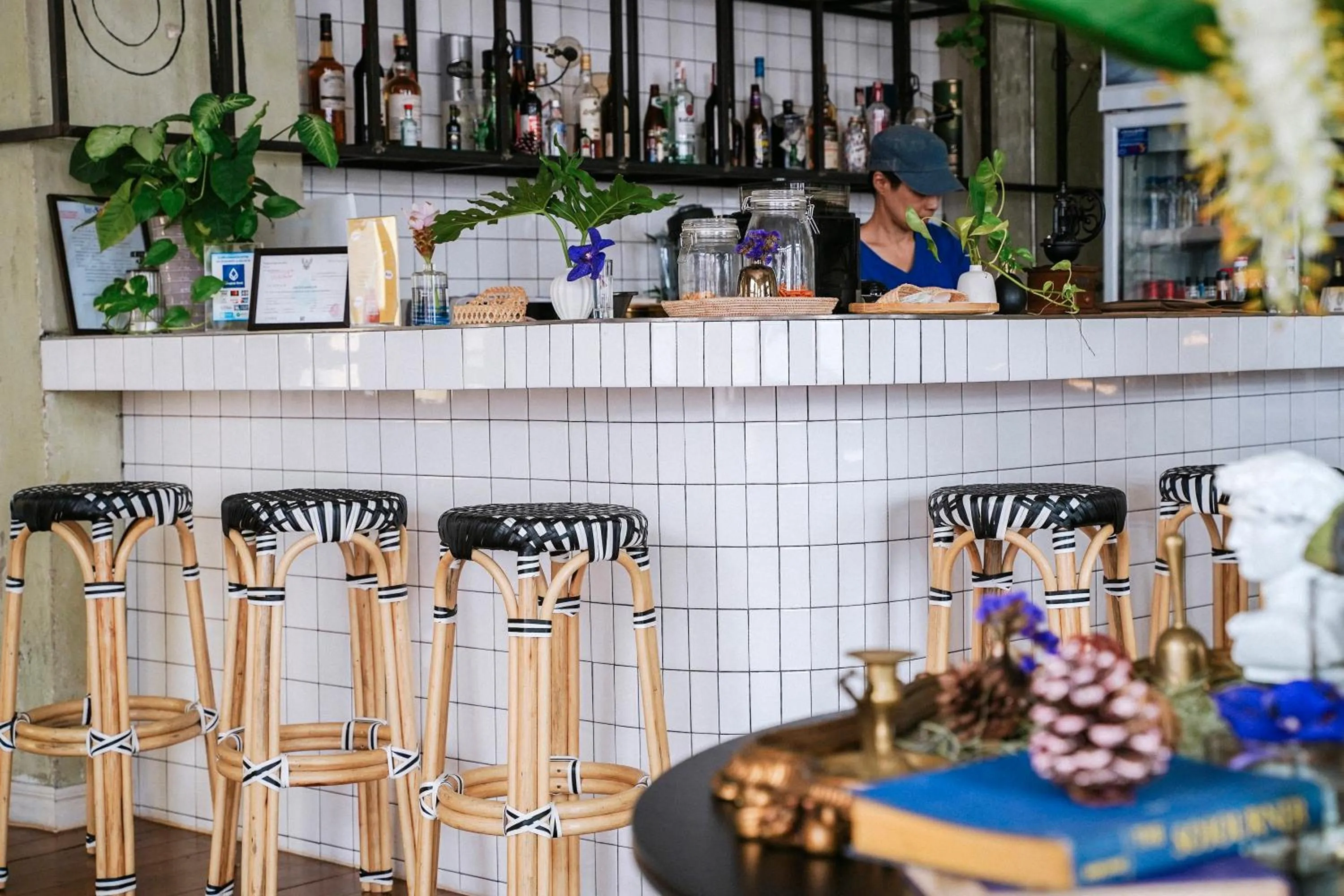 Lounge or bar in Azure Hostel Bangkok