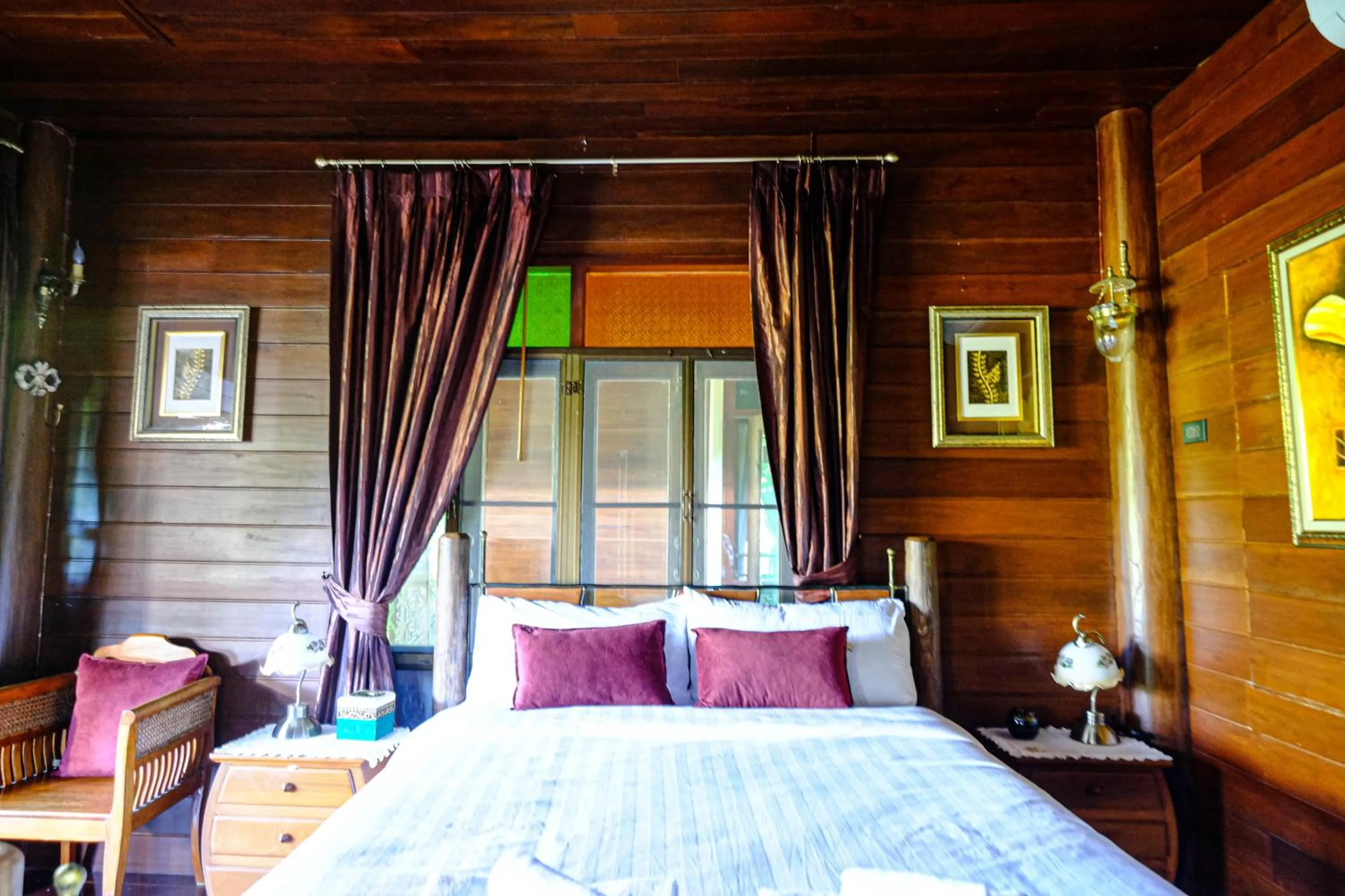 Bed in Rommai Villa Chiang Rai