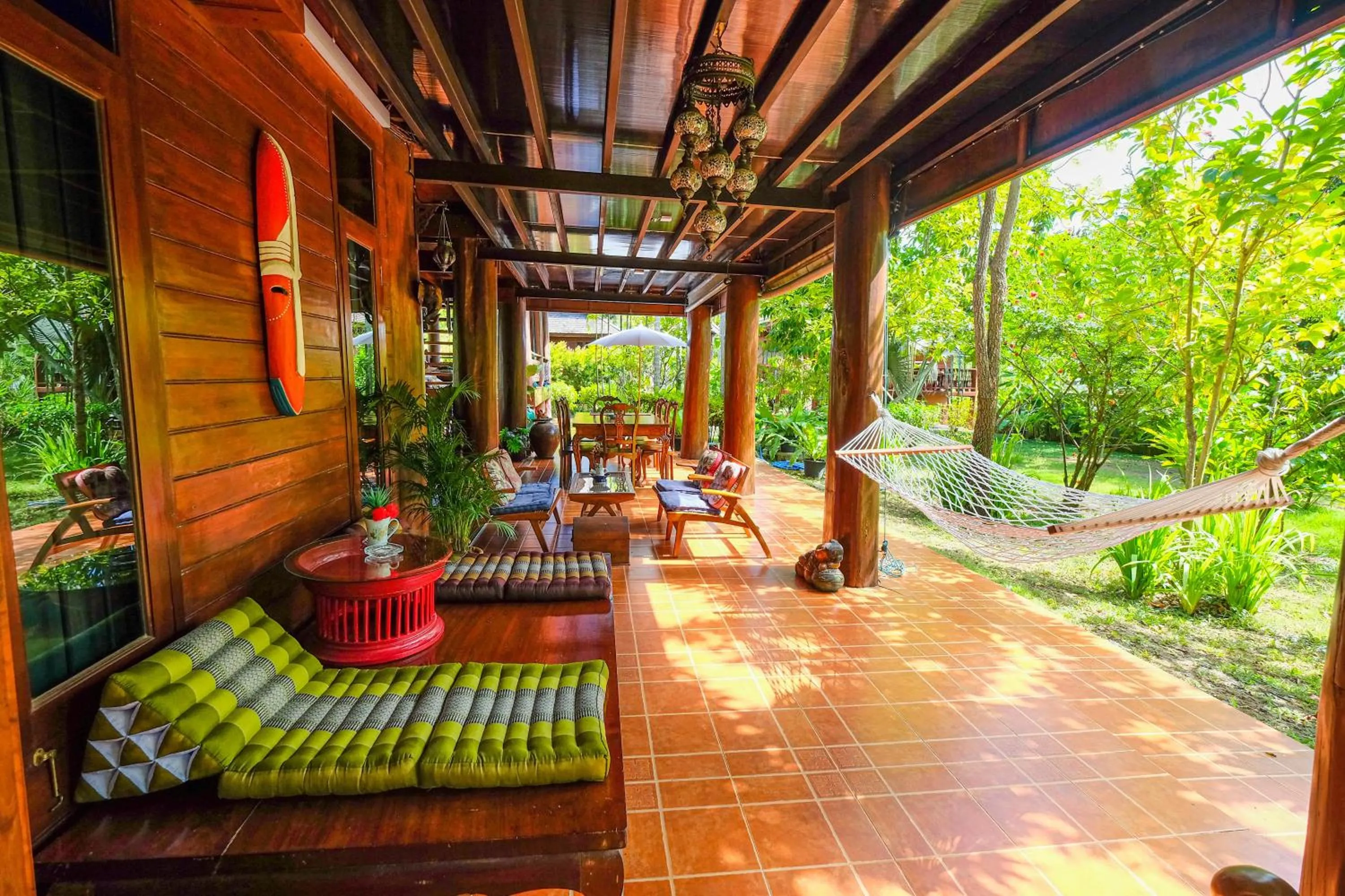 Living room in Rommai Villa Chiang Rai