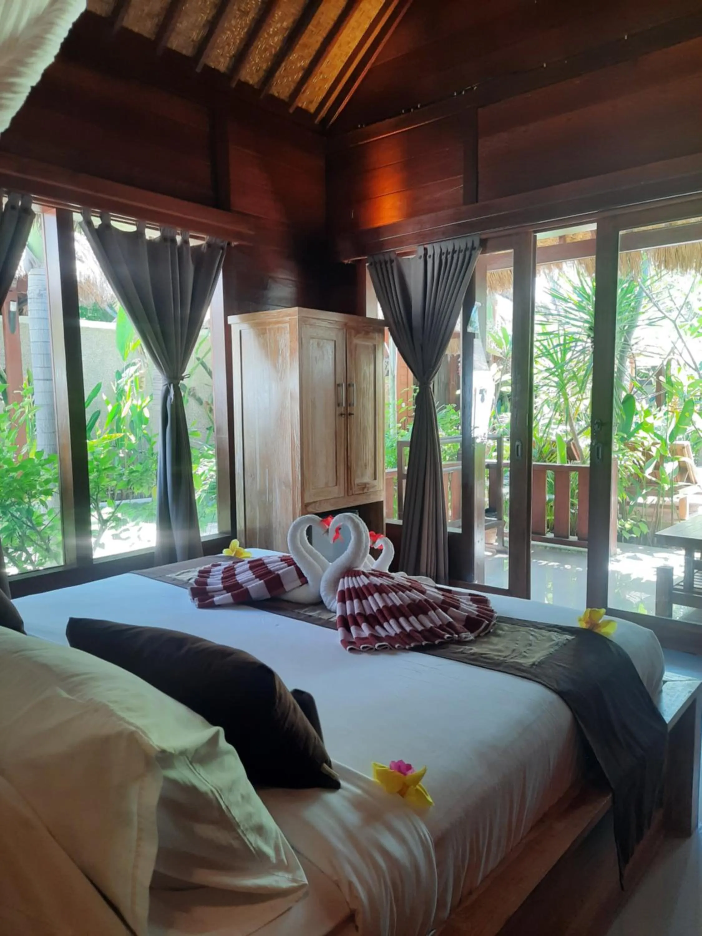 Bed in Molah Gili Villa