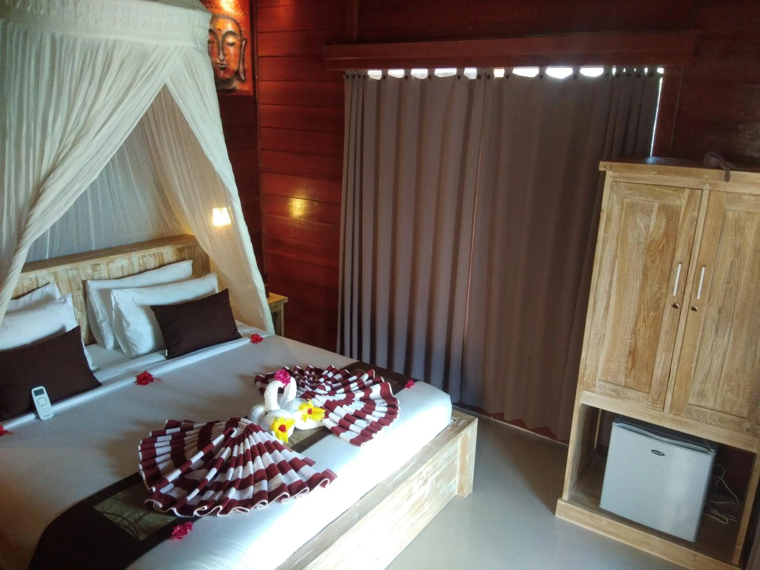 Bed in Molah Gili Villa