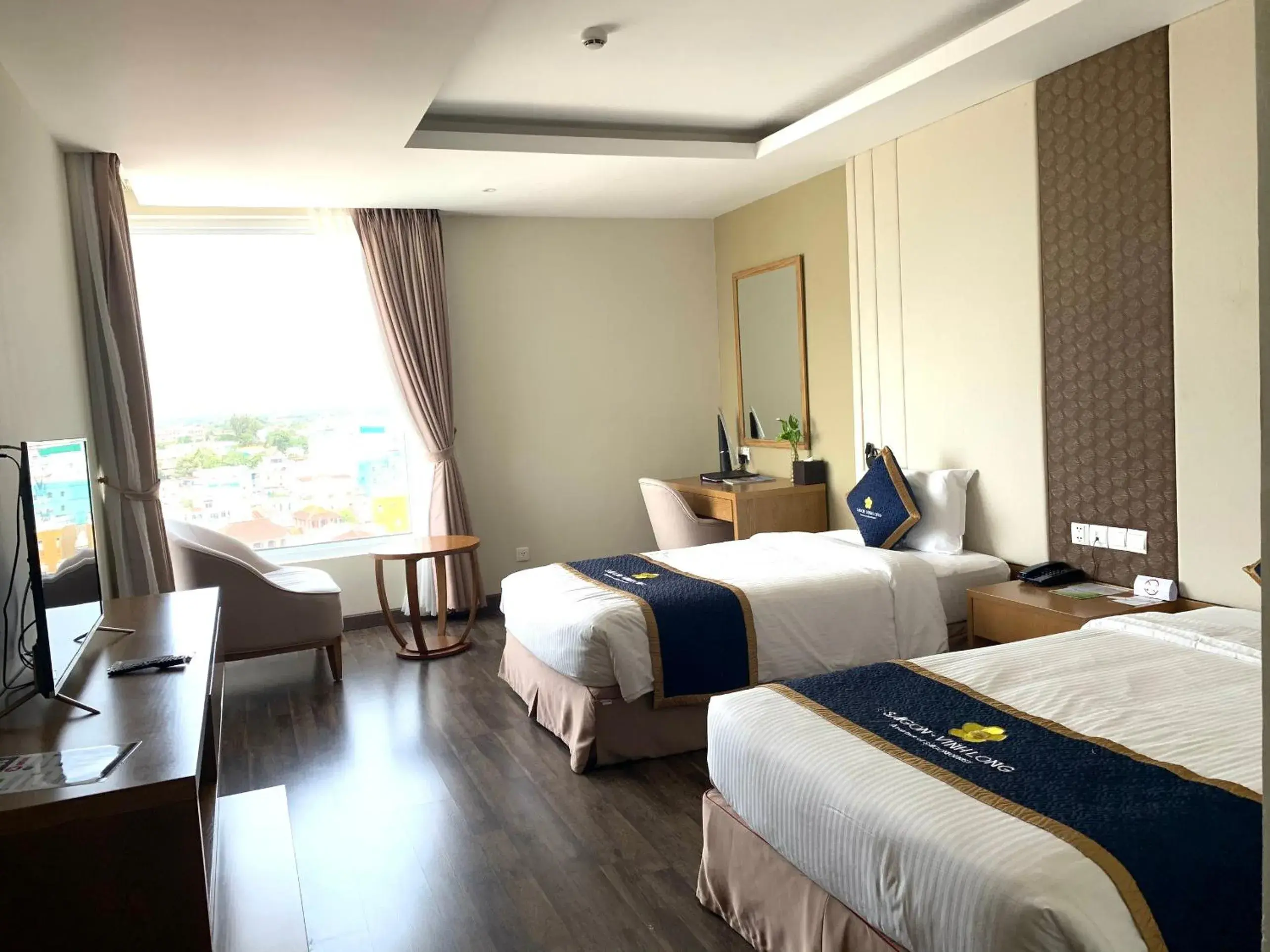 Deluxe Twin Room in Khách sạn Sài Gòn Vĩnh Long Deluxe Twin Room in Khách sạn Sài Gòn Vĩnh Long