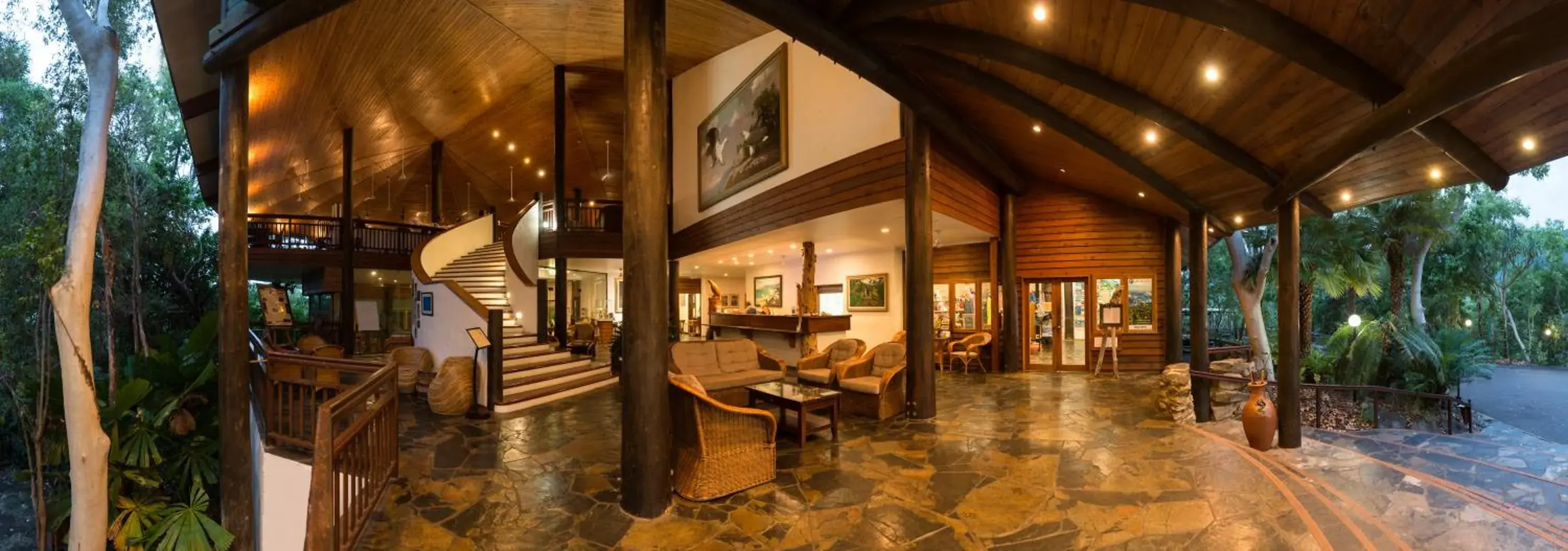 Lobby or reception in Thala Beach Nature Reserve Lobby or reception in Thala Beach Nature Reserve