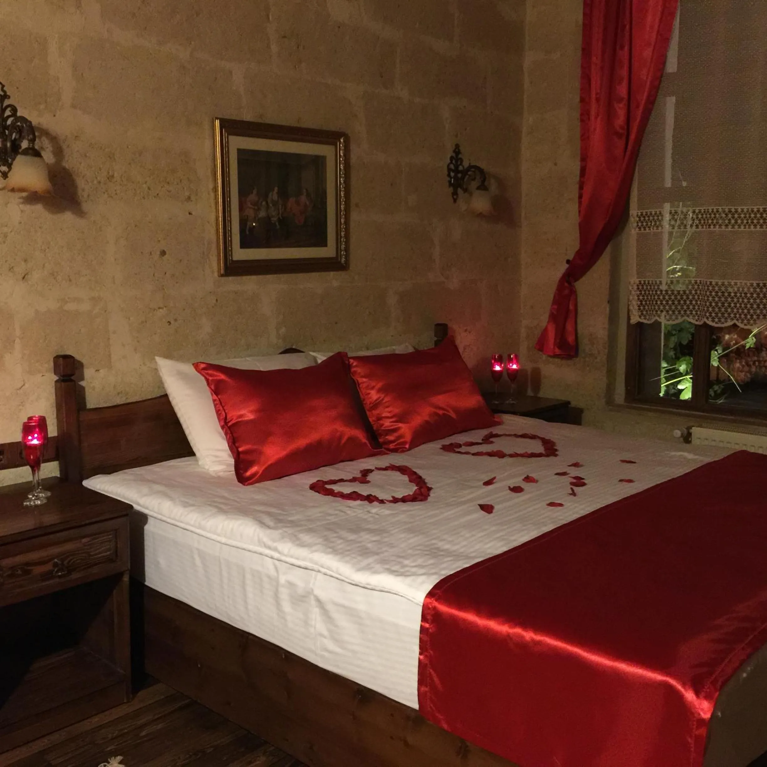 Bedroom, Bed in Elif Stone House
