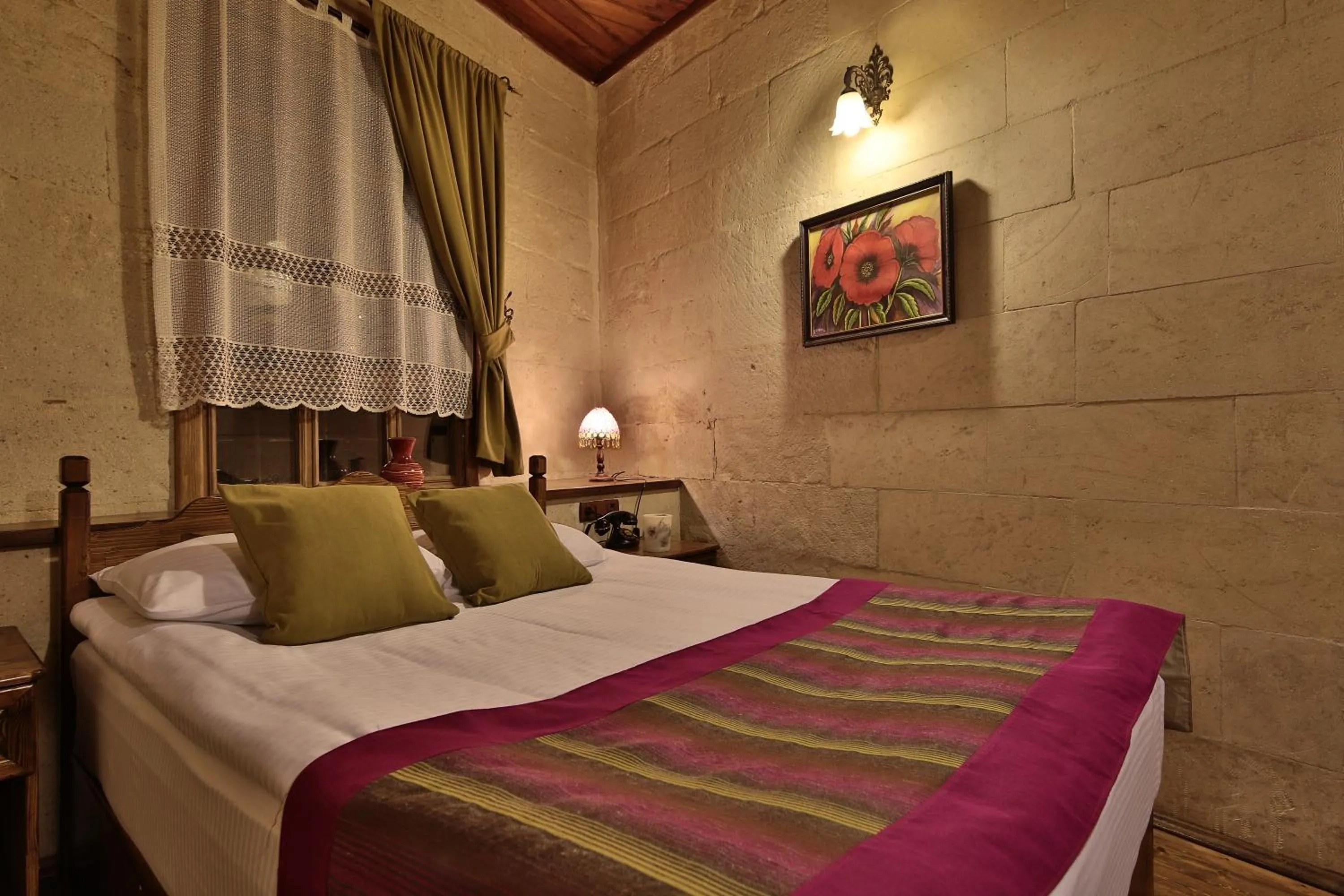 Bed in Elif Stone House
