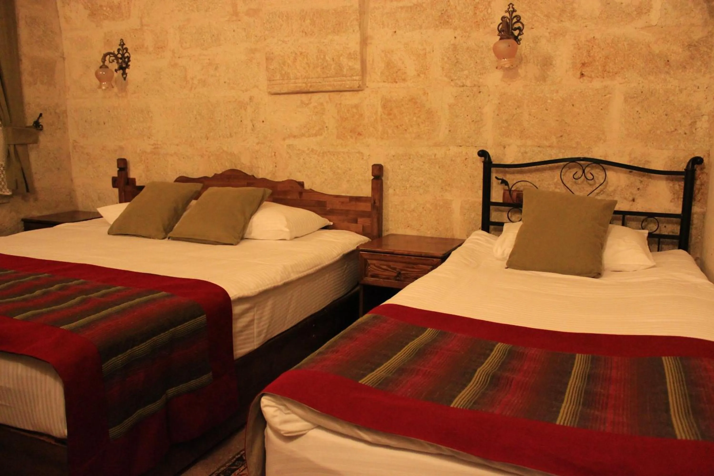 Decorative detail, Bed in Elif Stone House