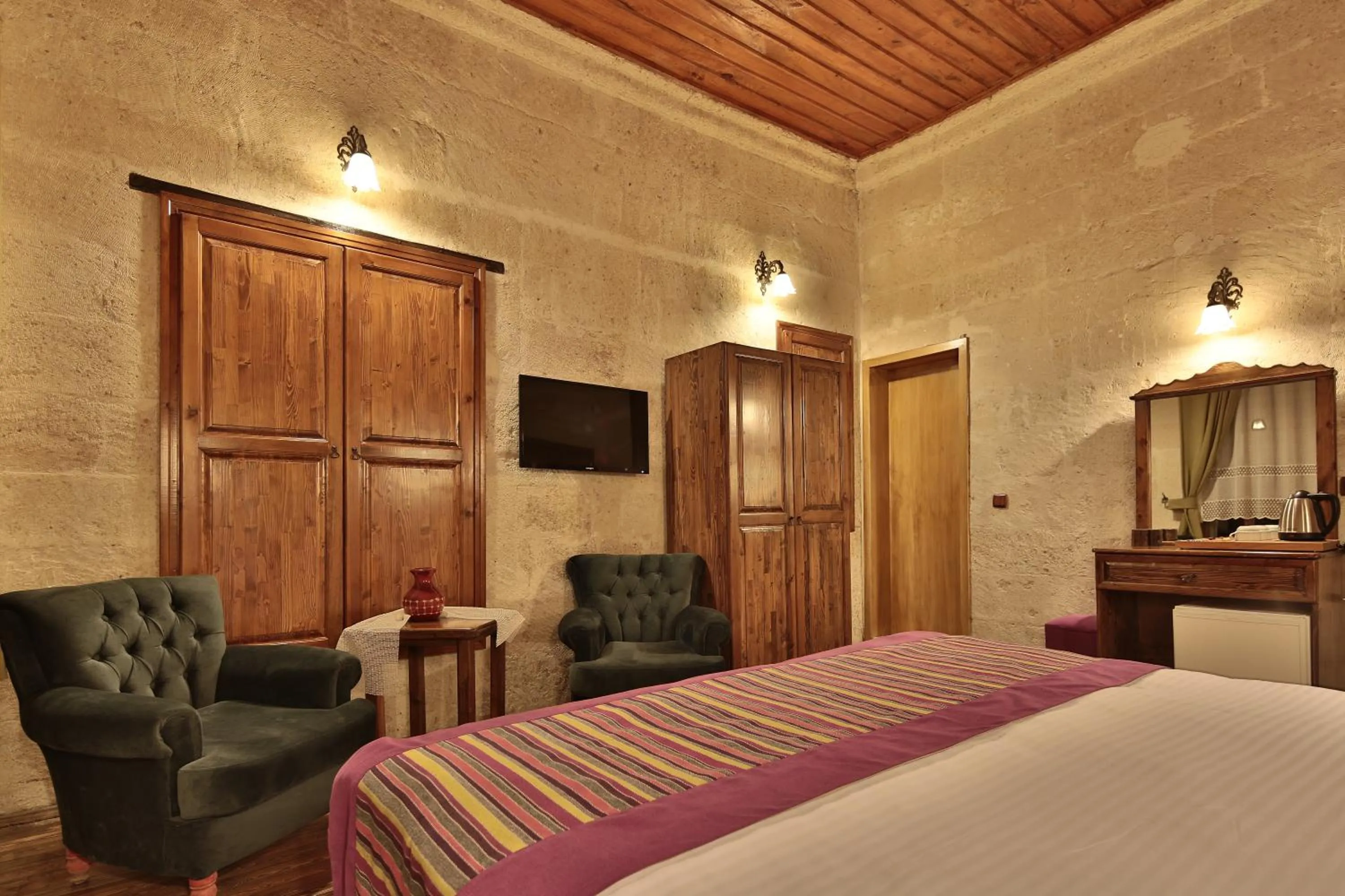 Bed in Elif Stone House