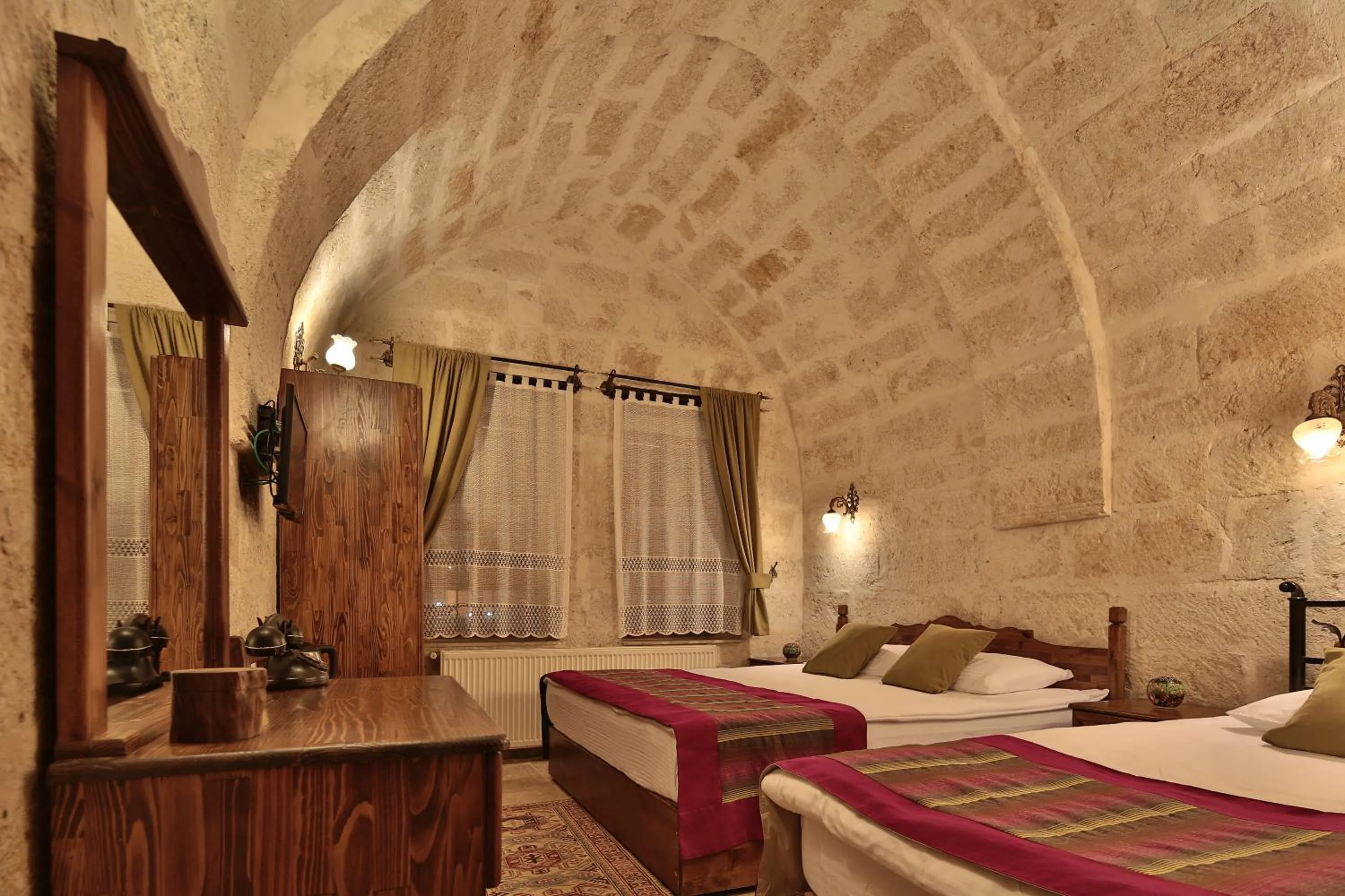 Decorative detail, Bed in Elif Stone House