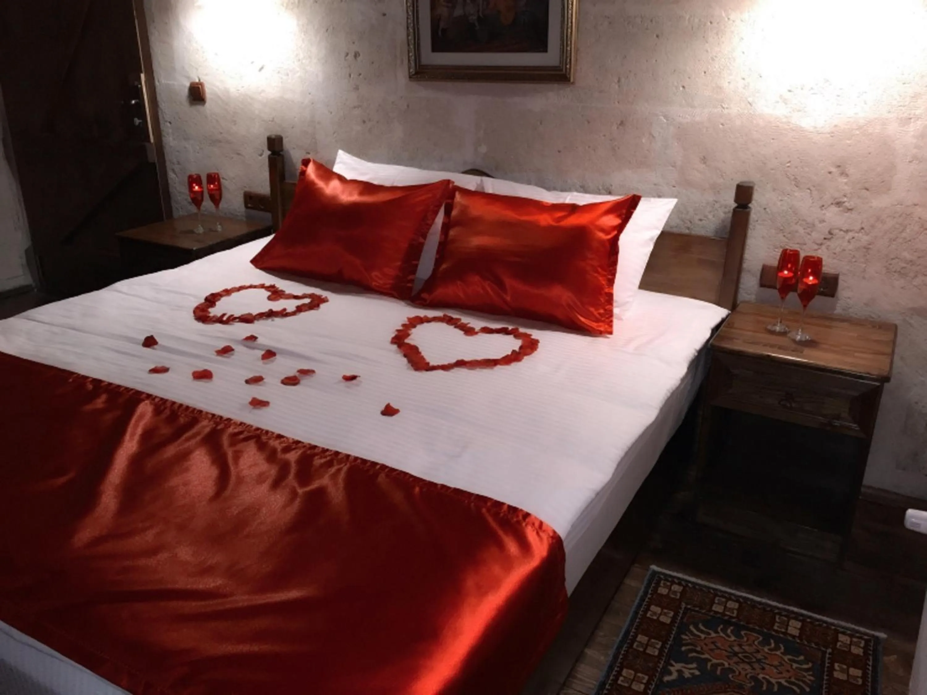 Bed in Elif Stone House