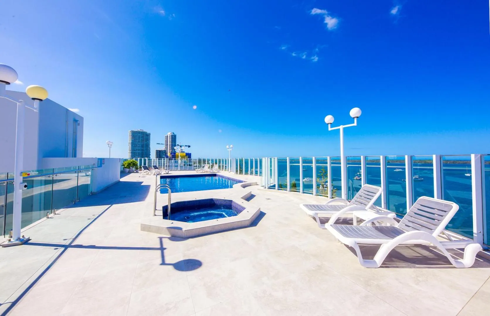 Swimming pool in The Atrium Resort