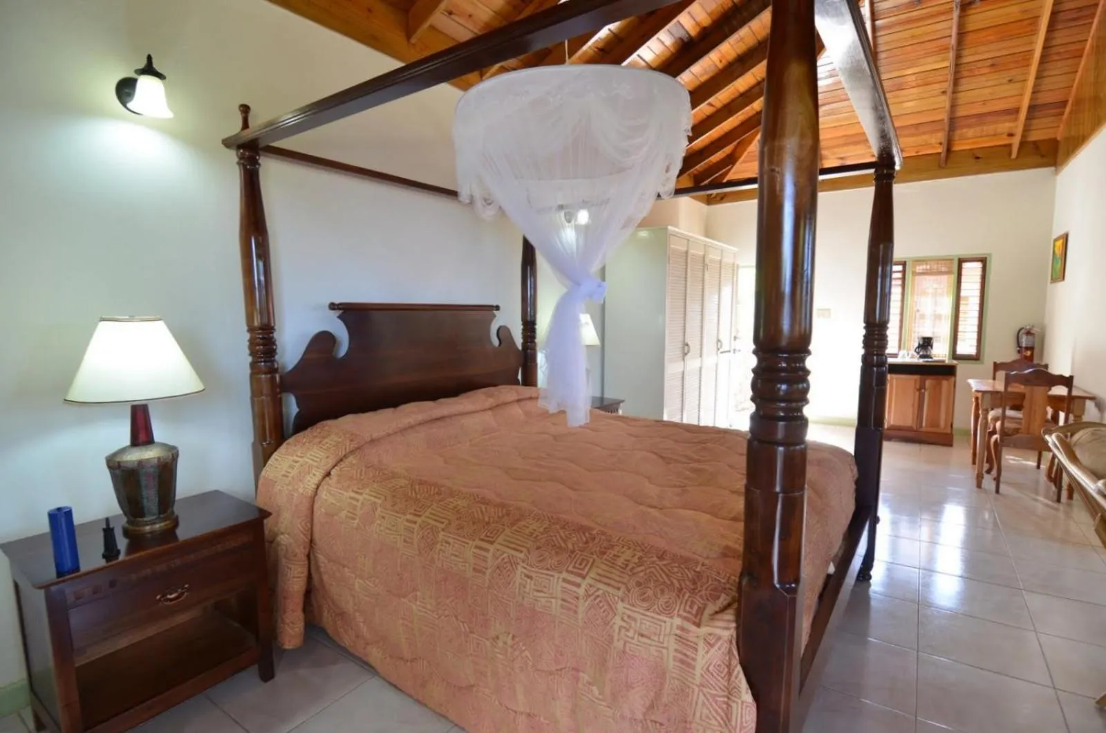 Bed in Pimento Lodge Resort