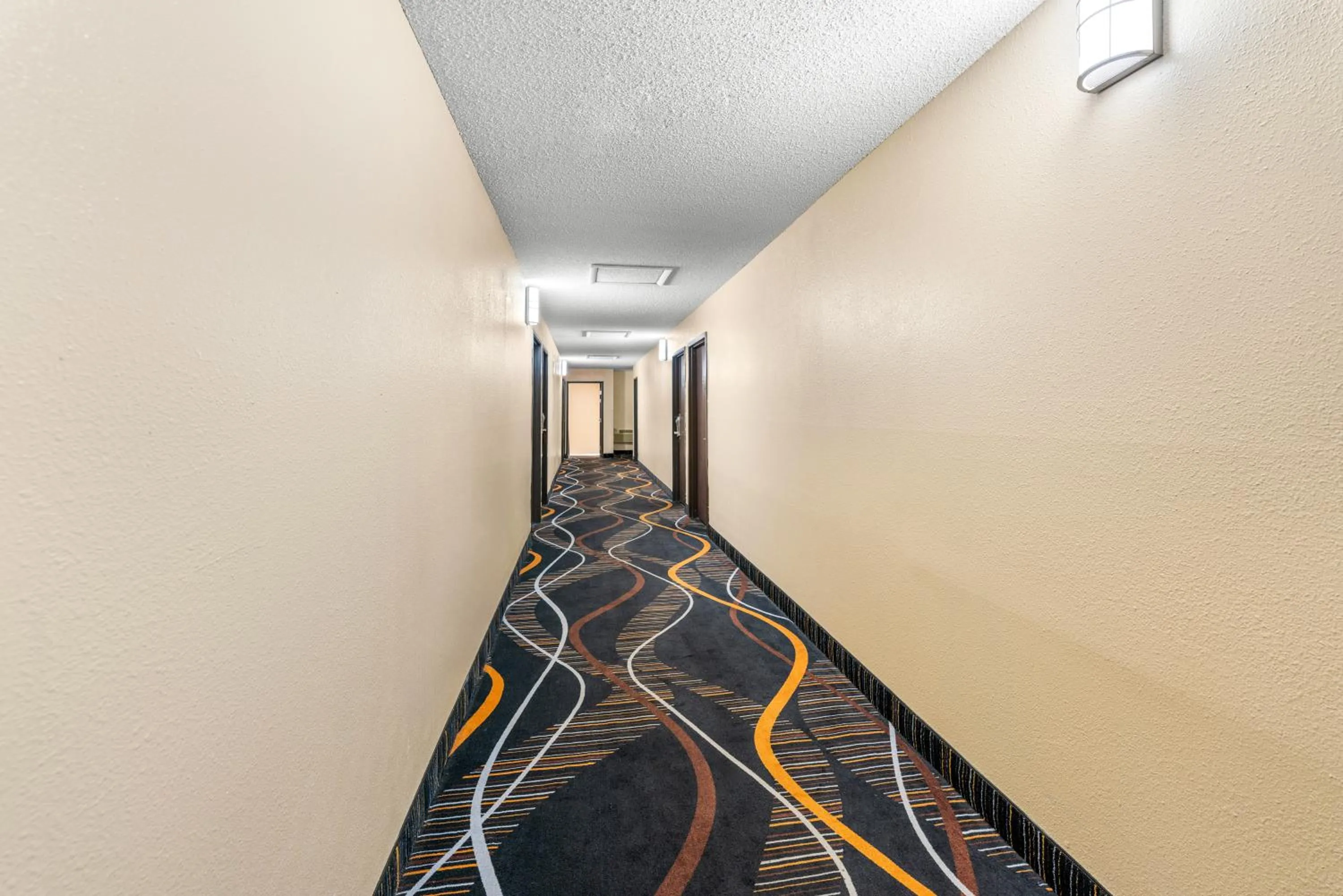 Property building in Americas Best Value Inn Decatur