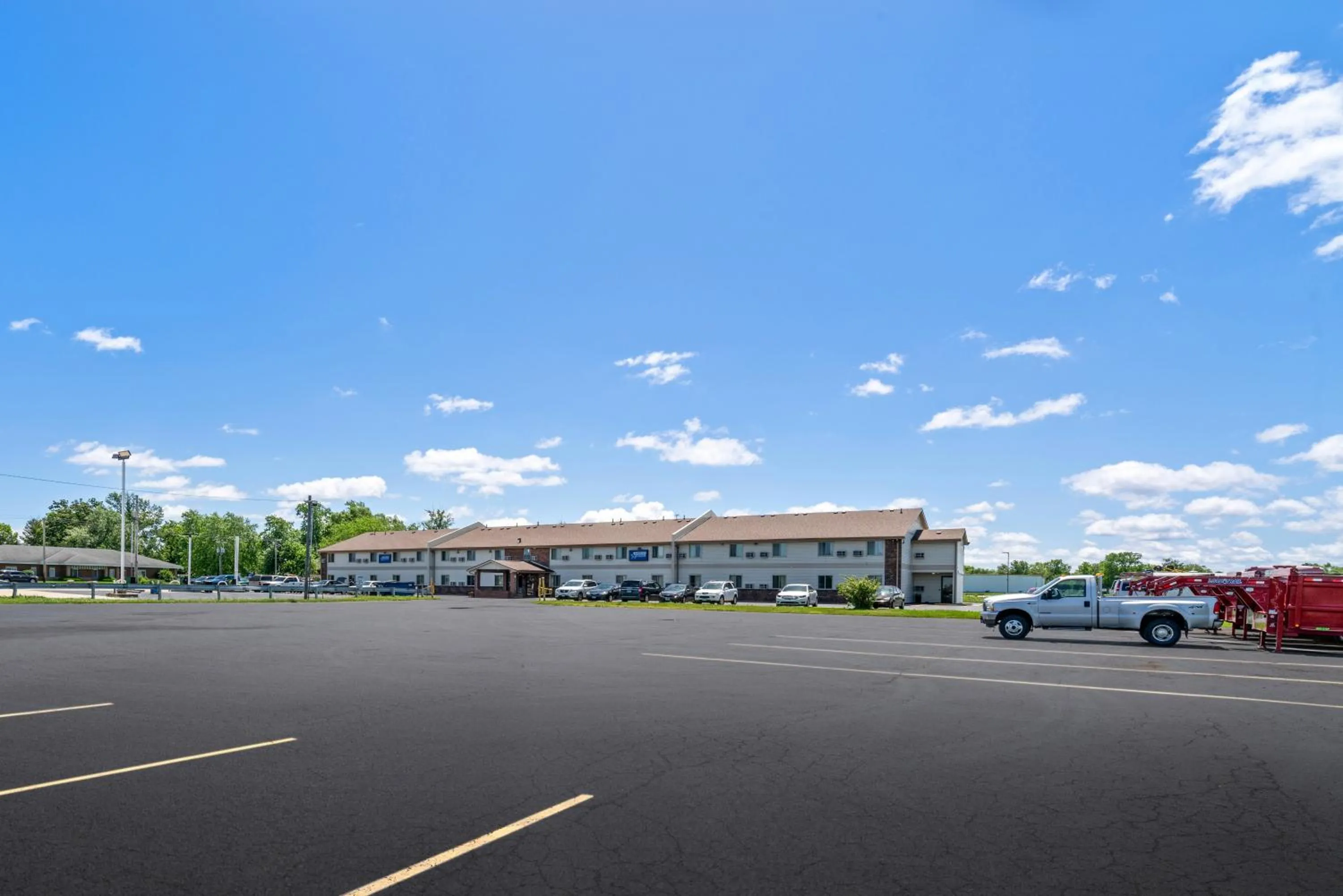 Property building in Americas Best Value Inn Decatur