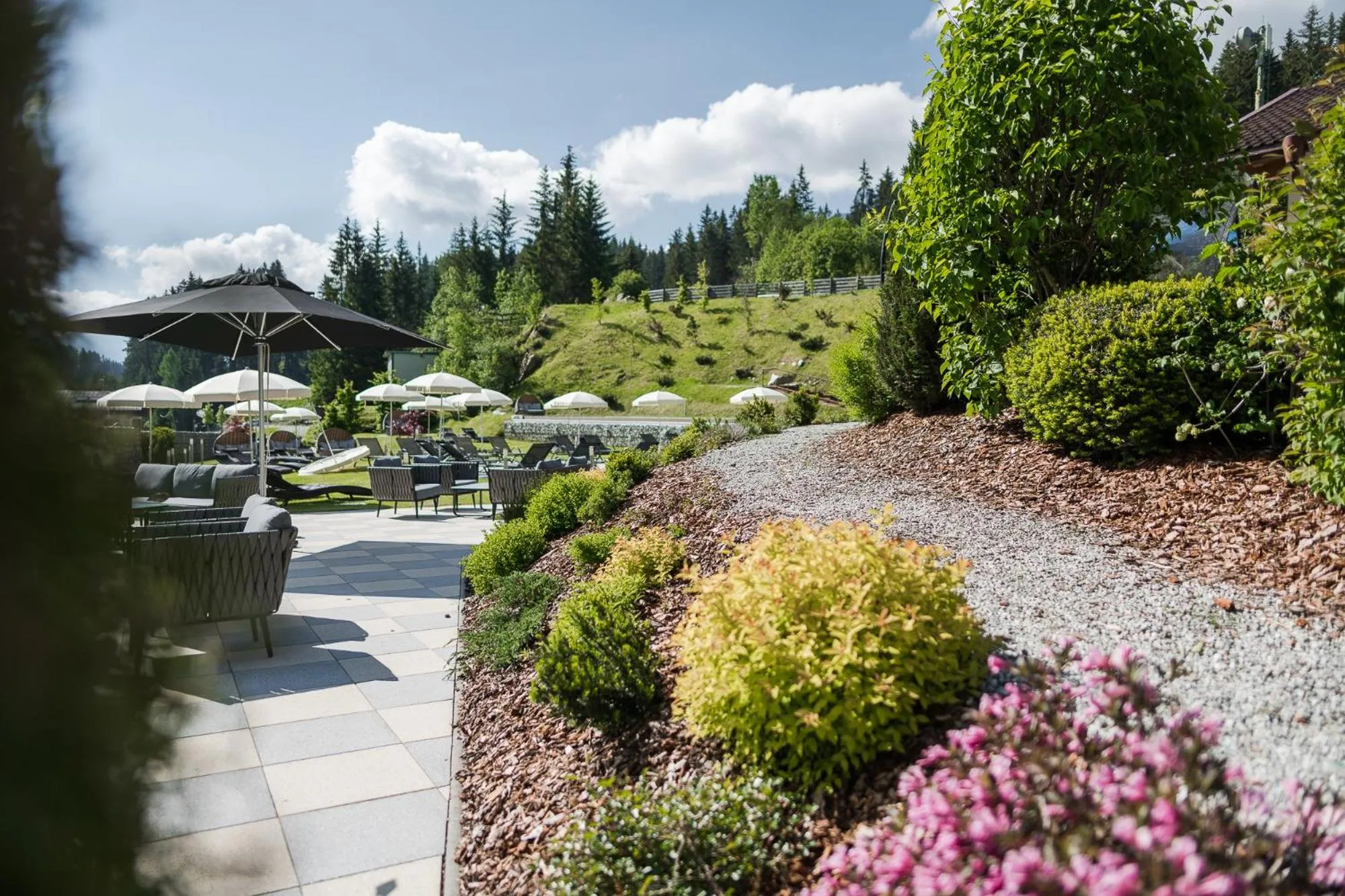 Garden in Hotel Sonklarhof