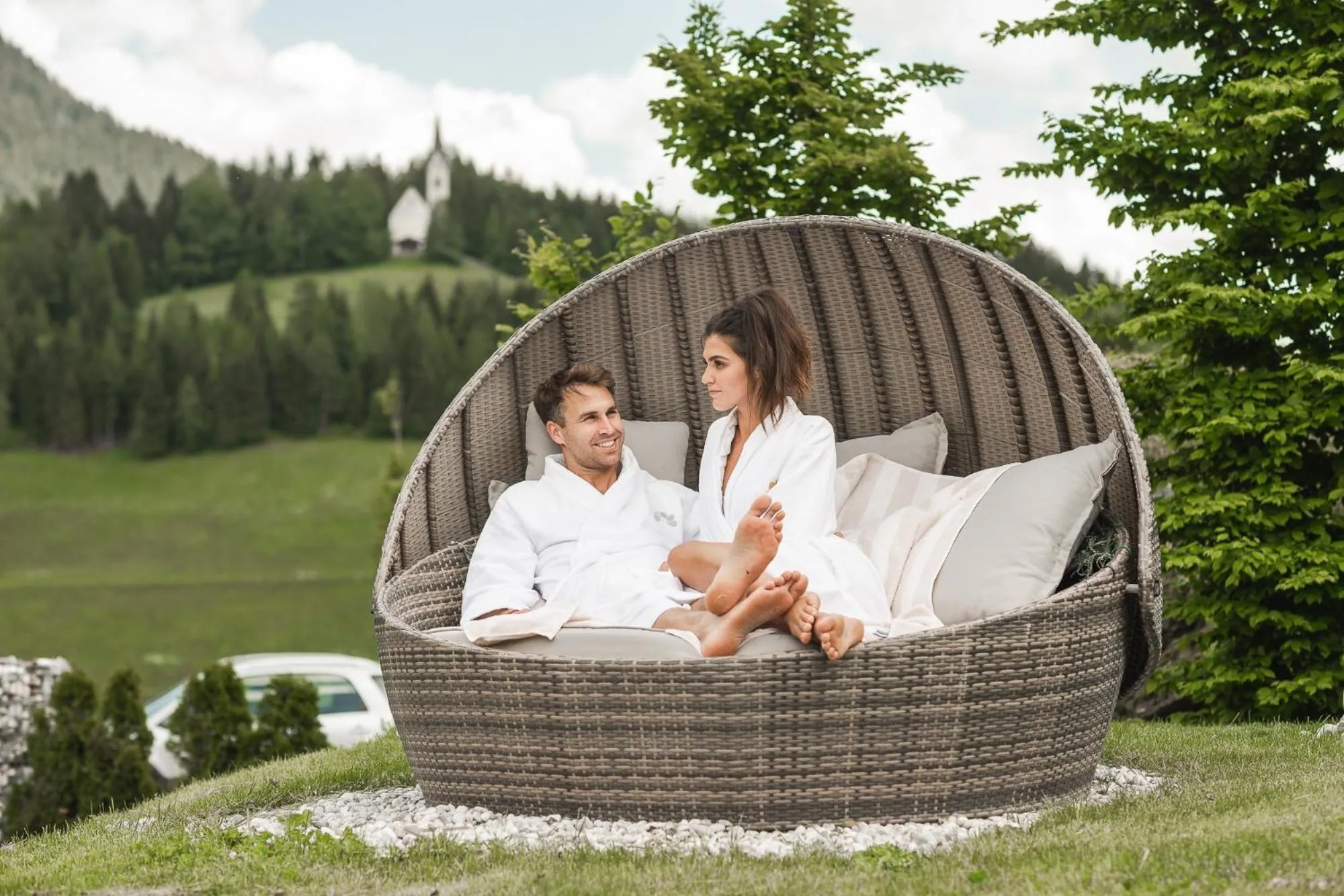 Garden in Hotel Sonklarhof