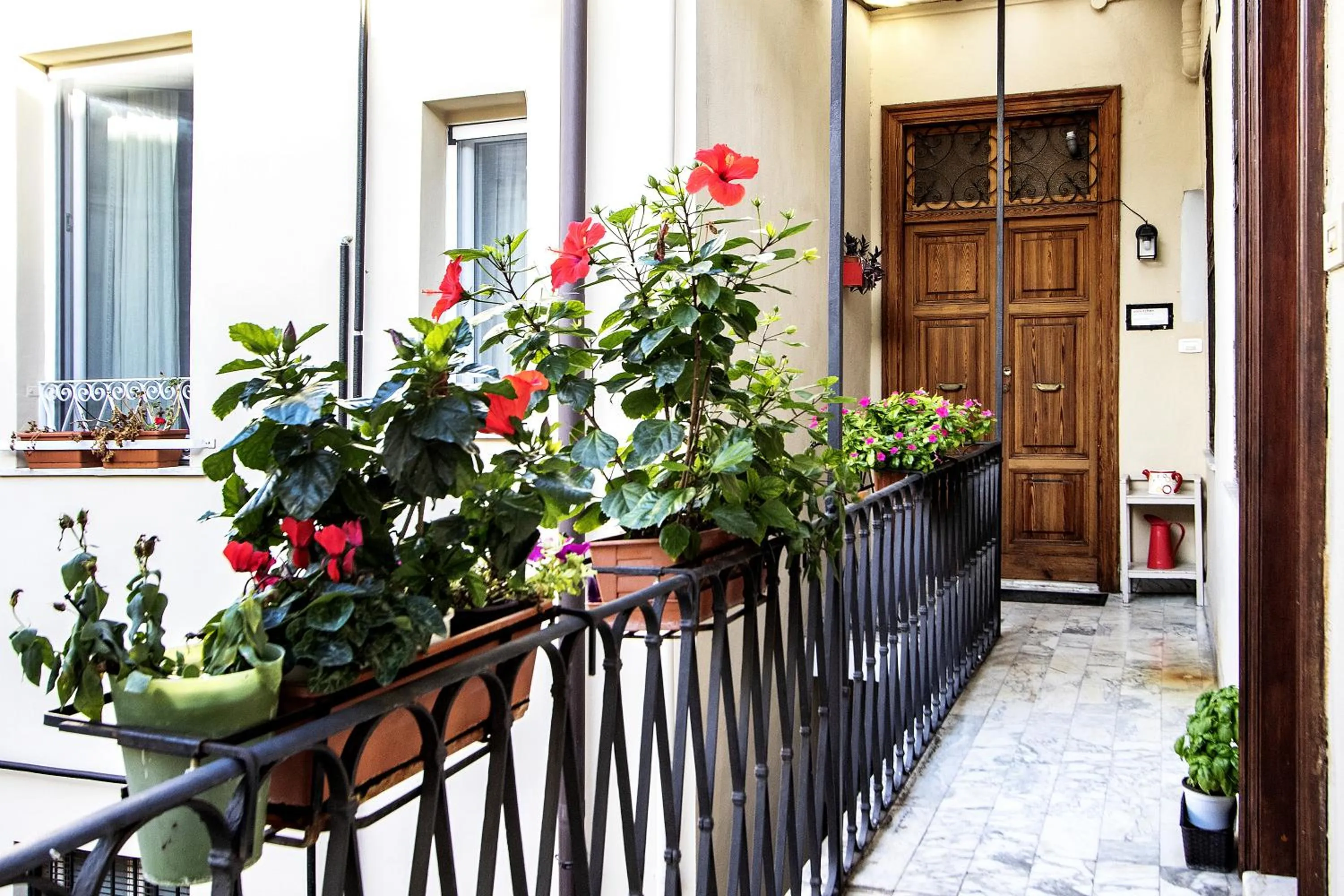 Patio in Old Kitchen Vatican Suites