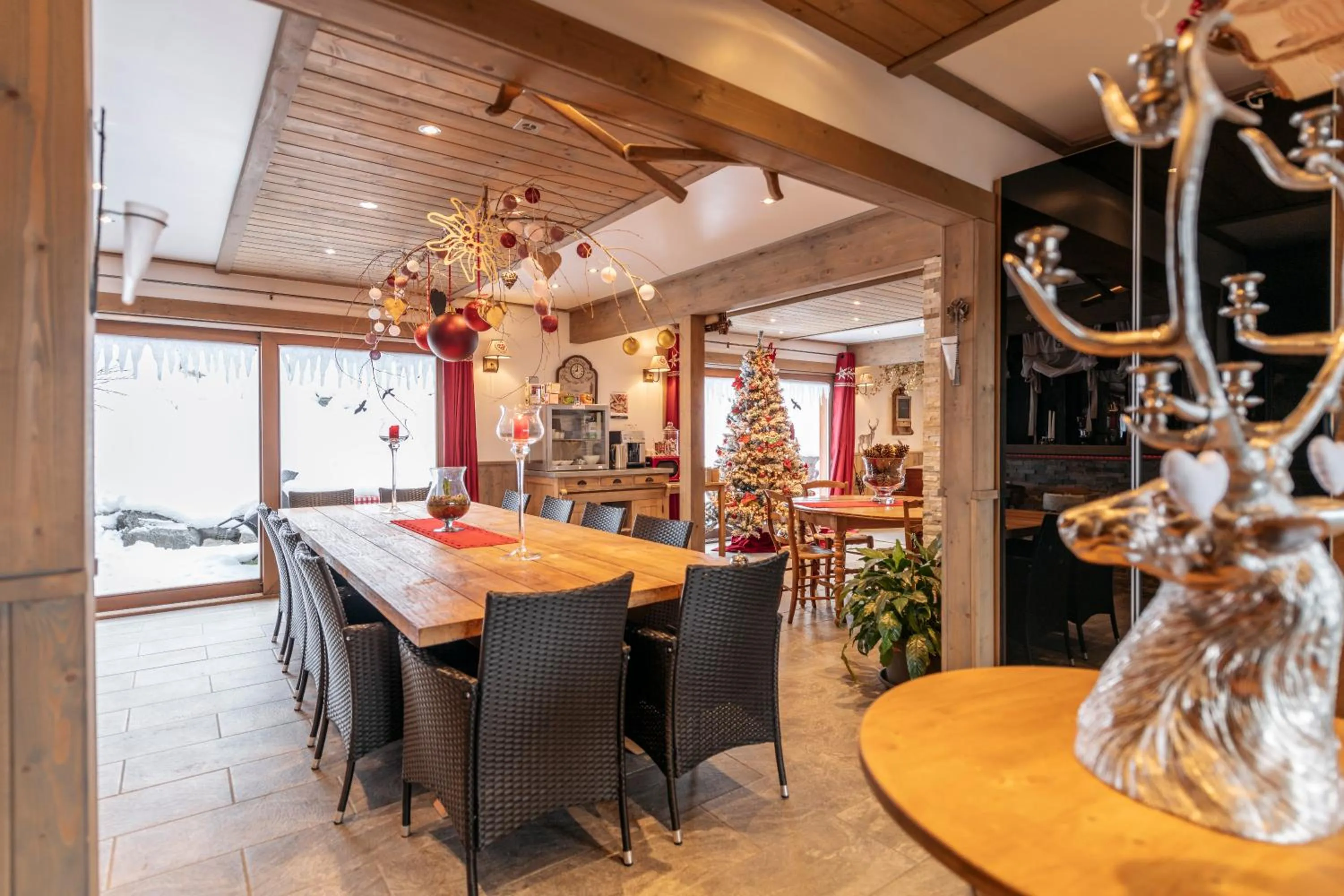 Seating area in De Blockhut