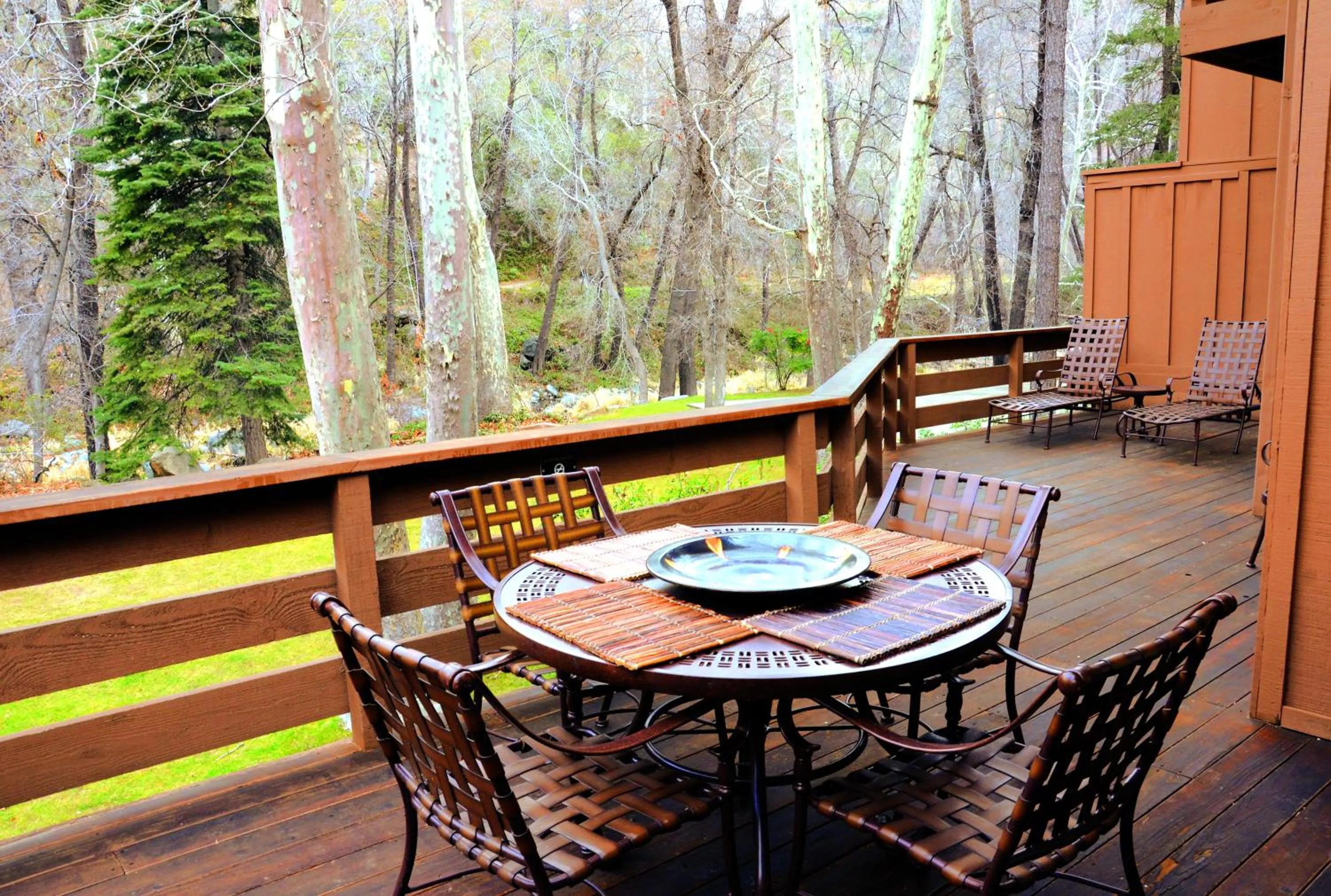 Patio in Junipine Resort